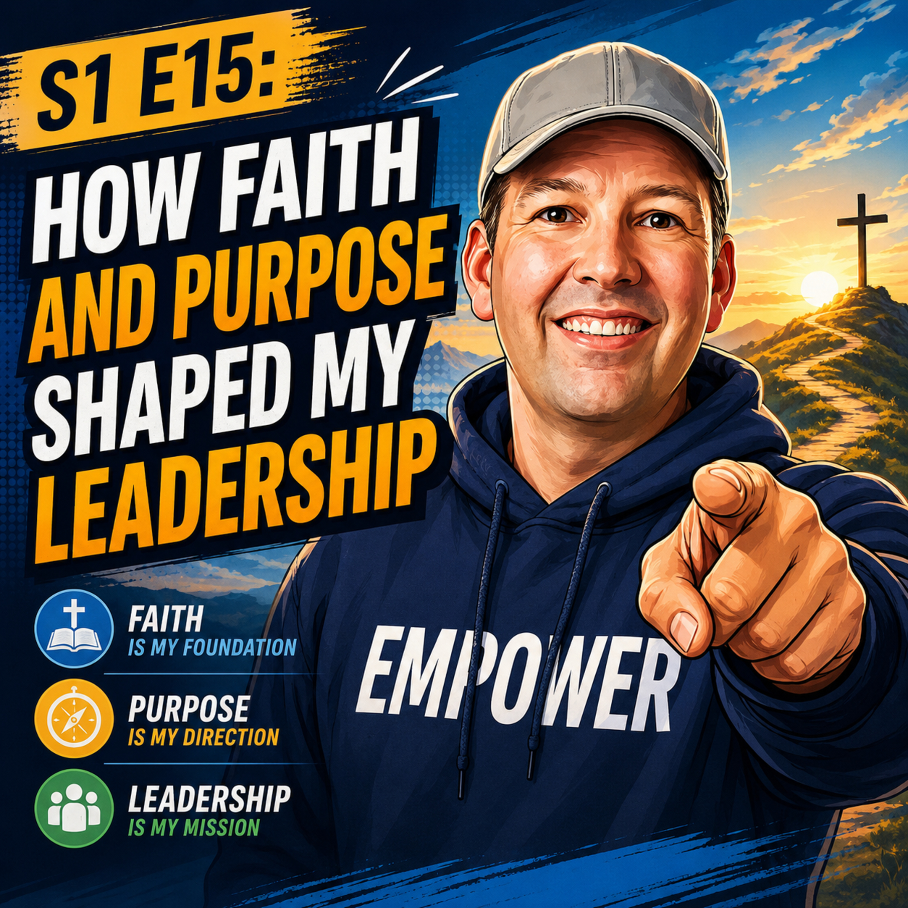 S1 E15: How Faith and Purpose Shaped My Leadership with Russ Hedge and Nathan Mitchell episode artwork
