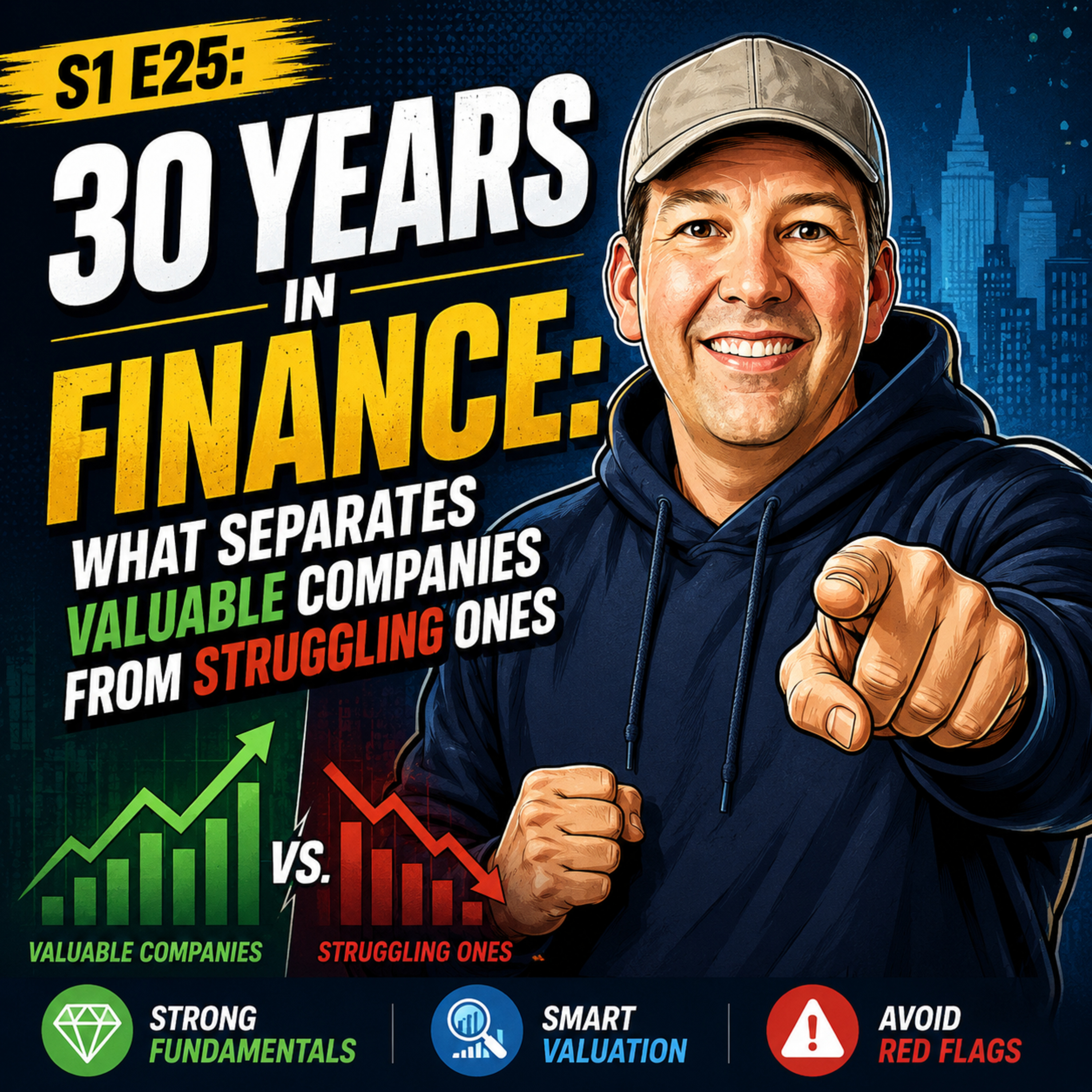 S1 E25: 30 Years in Finance: What Separates Valuable Companies From Struggling Ones episode artwork