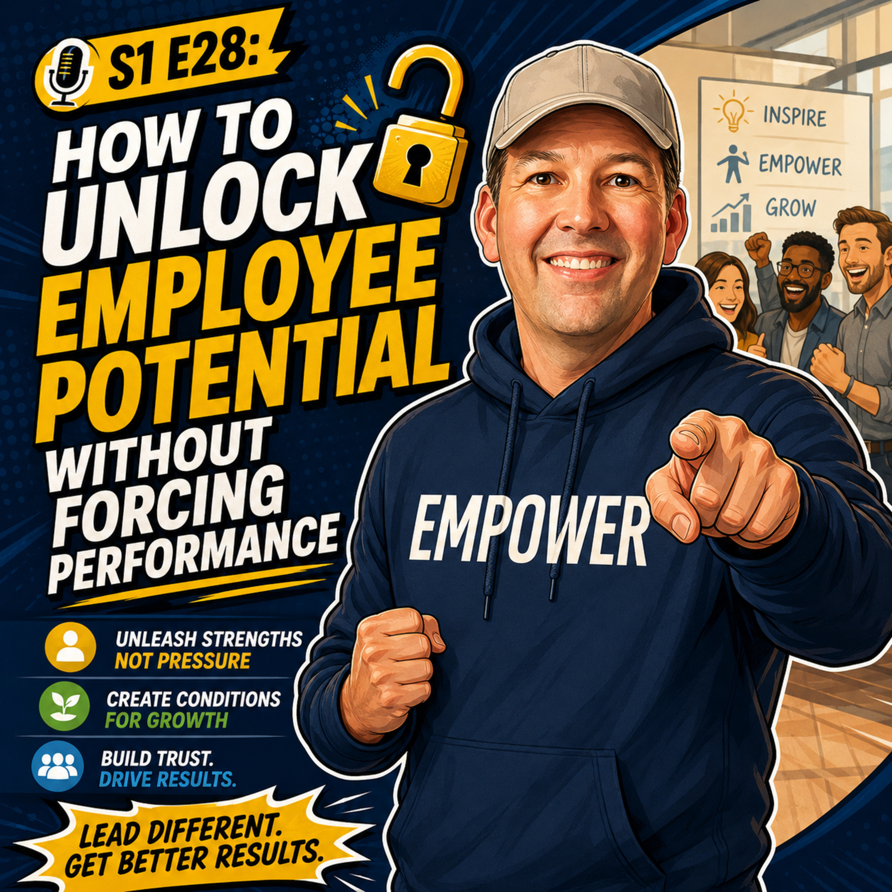 S1 E28: How to Unlock Employee Potential Without Forcing Performance episode artwork