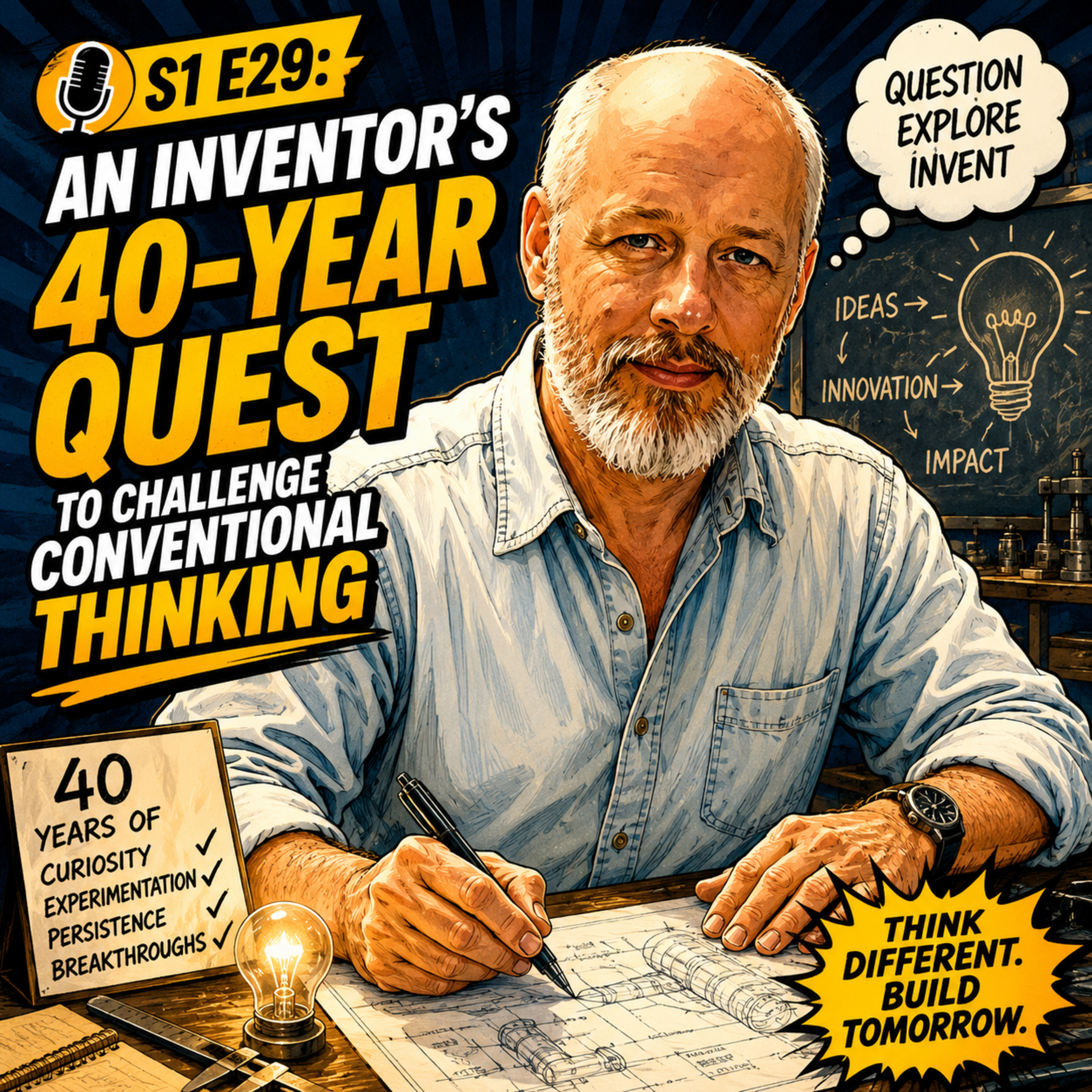  S1 E29: An Inventor's 40-Year Quest to Challenge Conventional Thinking episode artwork