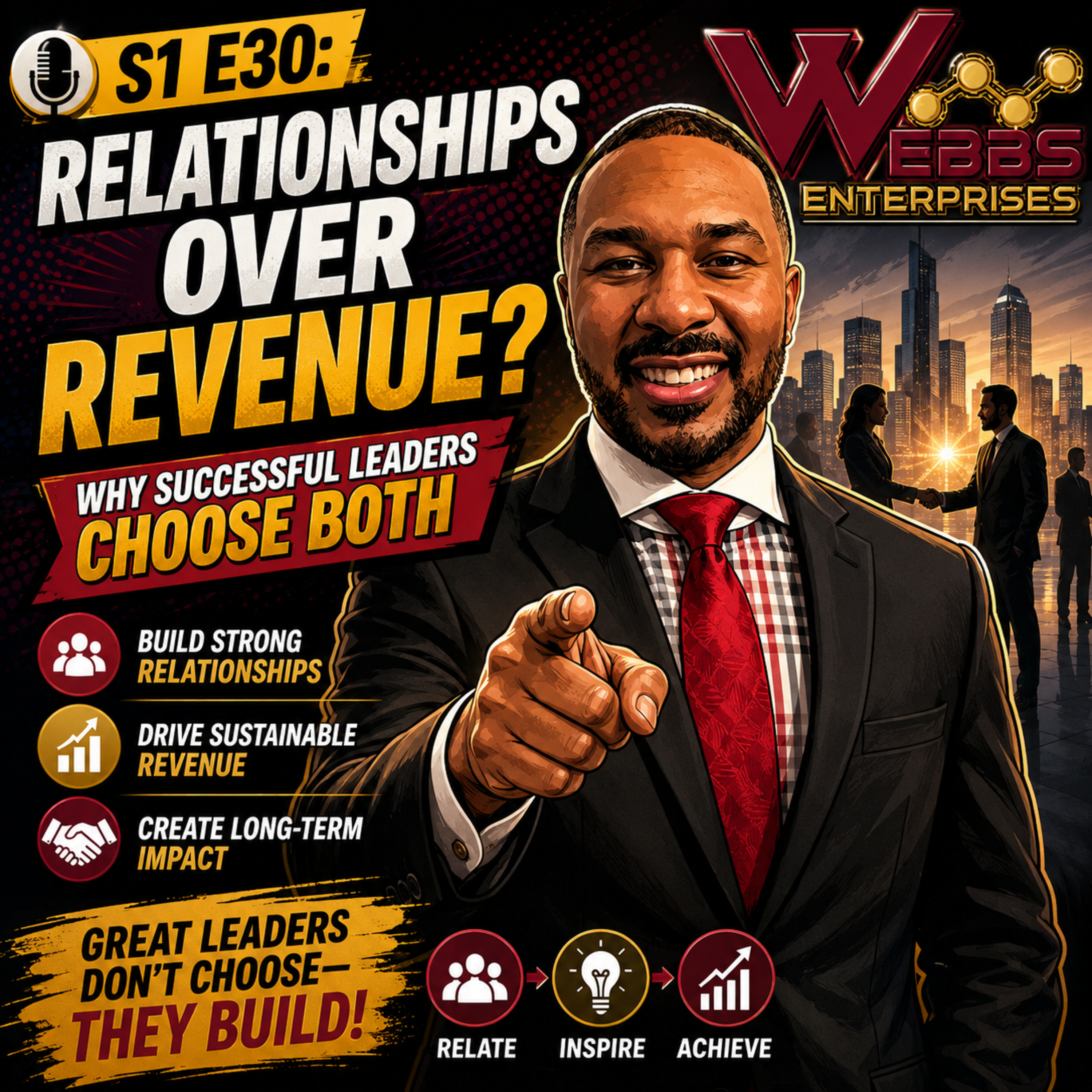 S1 E30: Relationships Over Revenue? Why Successful Leaders Choose Both episode artwork