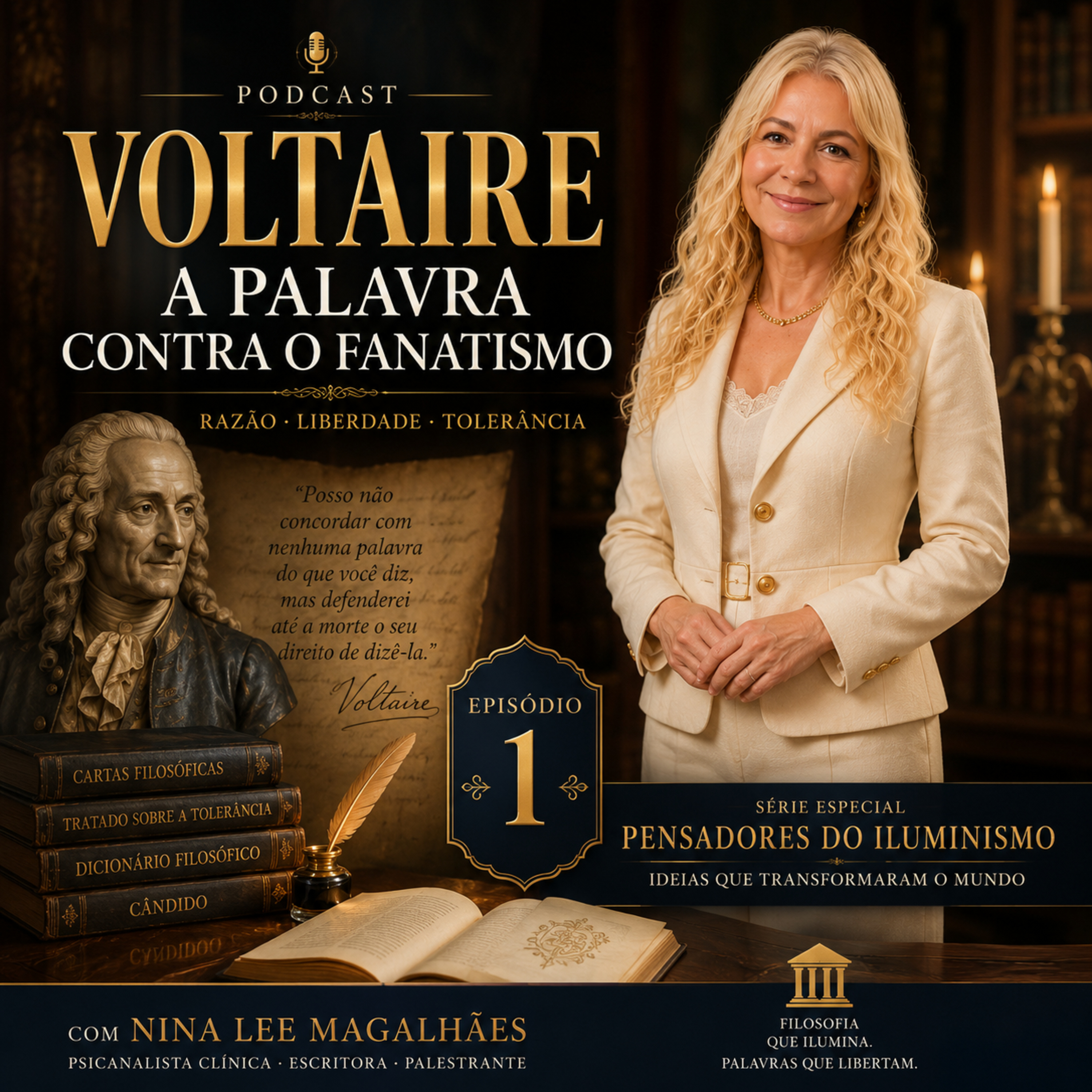 Episódio 1 — Voltaire: A Palavra Contra o Fanatismo episode artwork