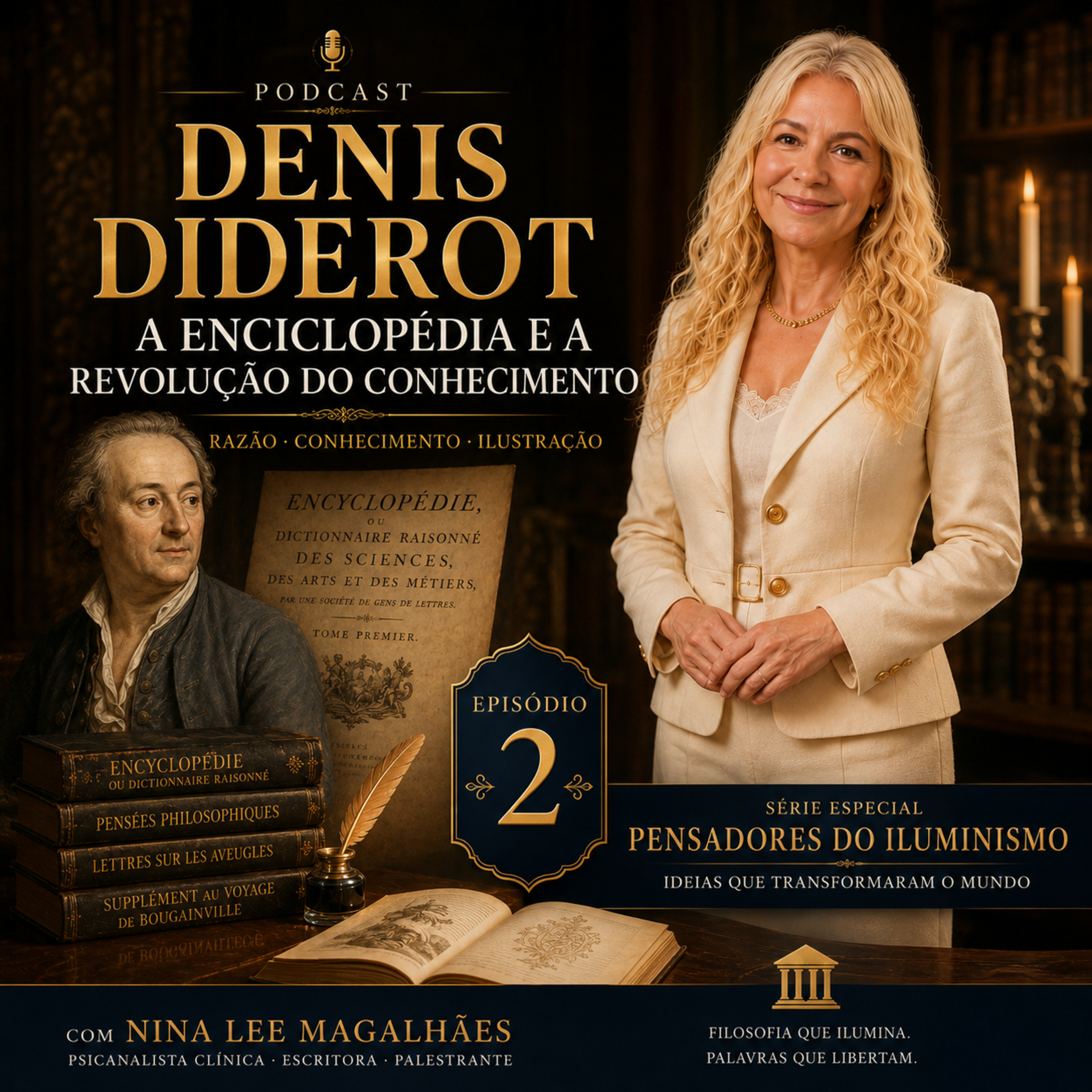 Episódio 2 — Denis Diderot: A Enciclopédia e a Revolução do Conhecimento episode artwork