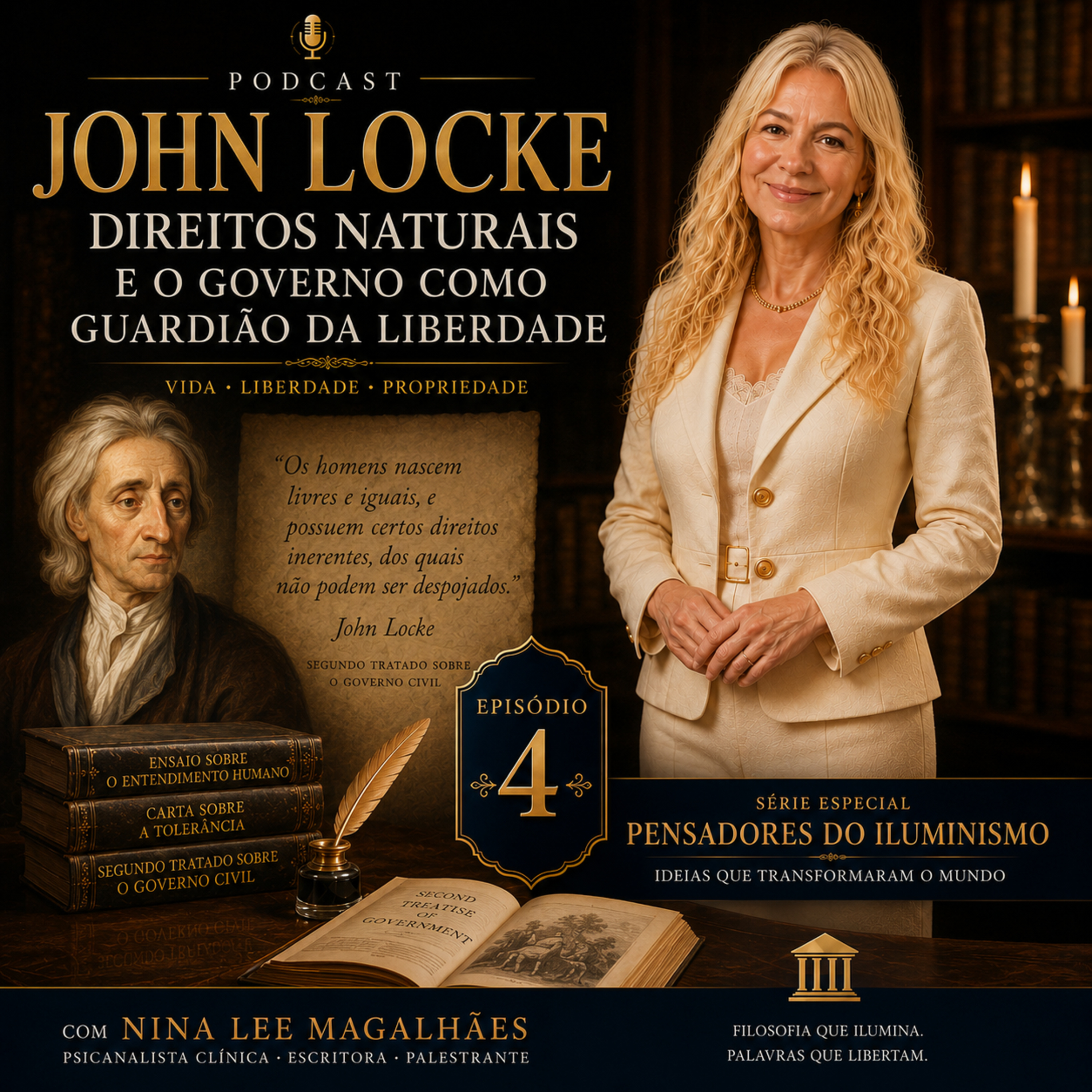 Episódio 4 — Você realmente nasceu com direitos? John Locke: Direitos Naturais e o Governo como Guardião da Liberdade episode artwork