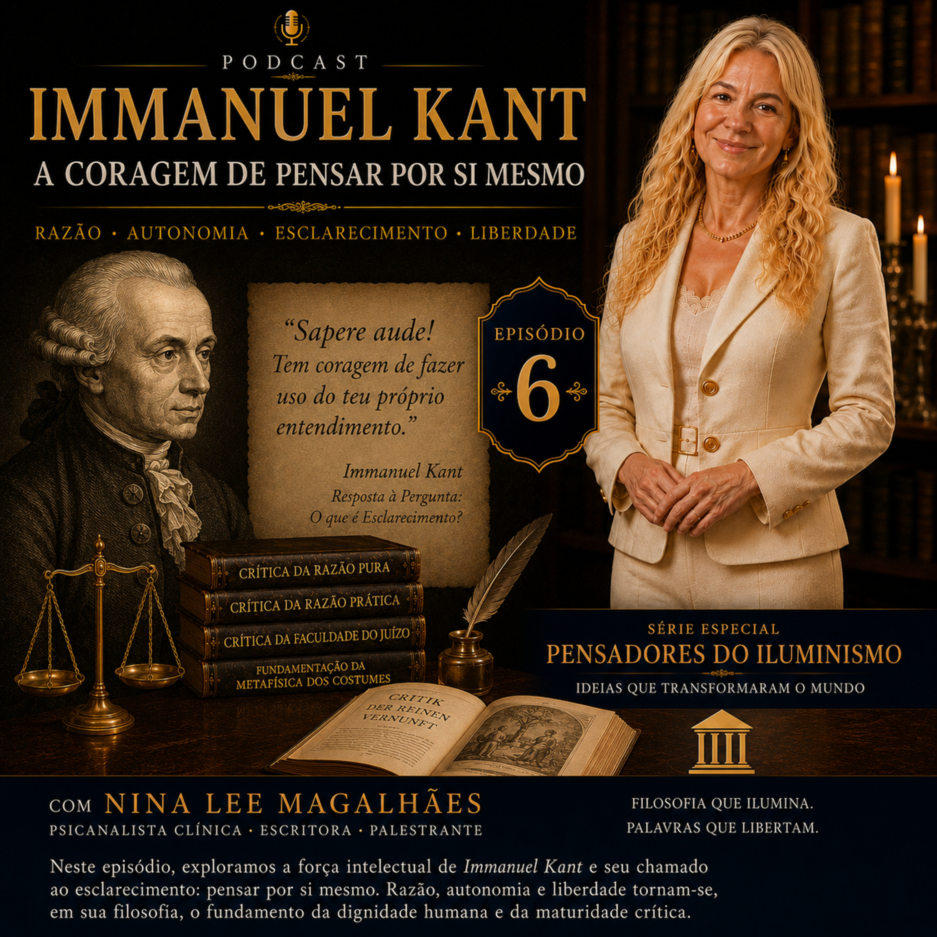 Episódio 6 — Immanuel Kant: A Coragem de Pensar por Si Mesmo episode artwork