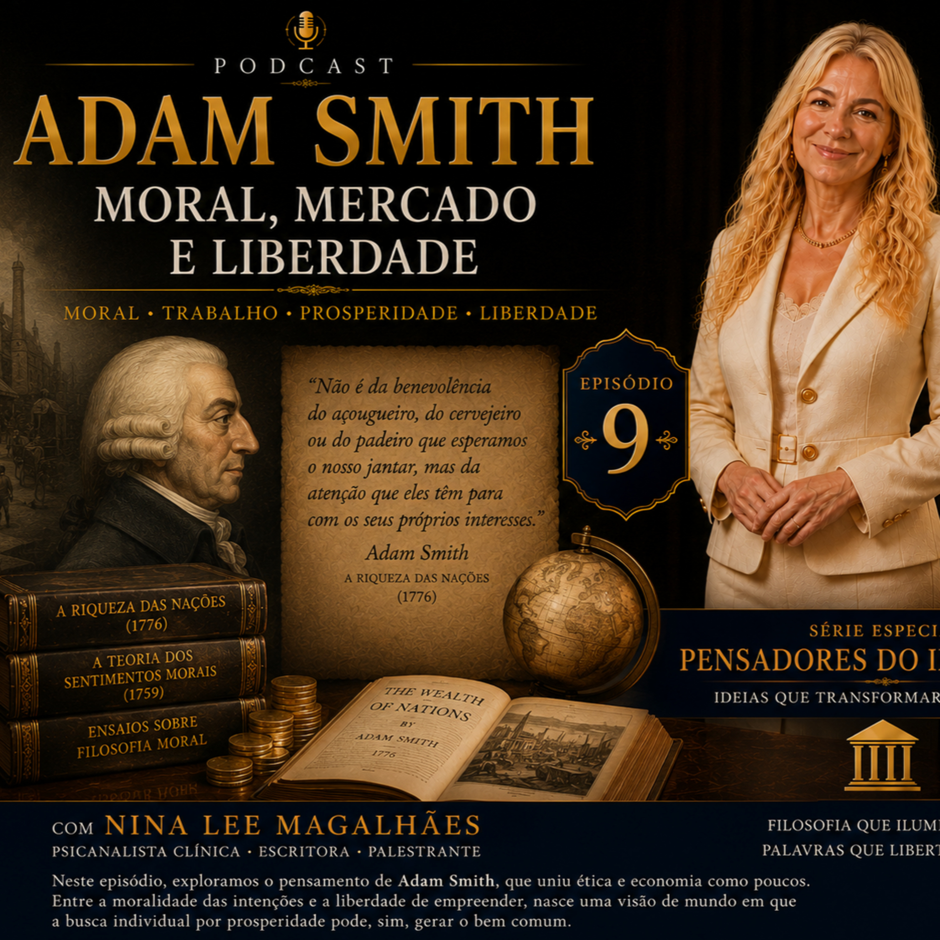 Episódio 9 — Adam Smith: Moral, Mercado e Liberdade episode artwork