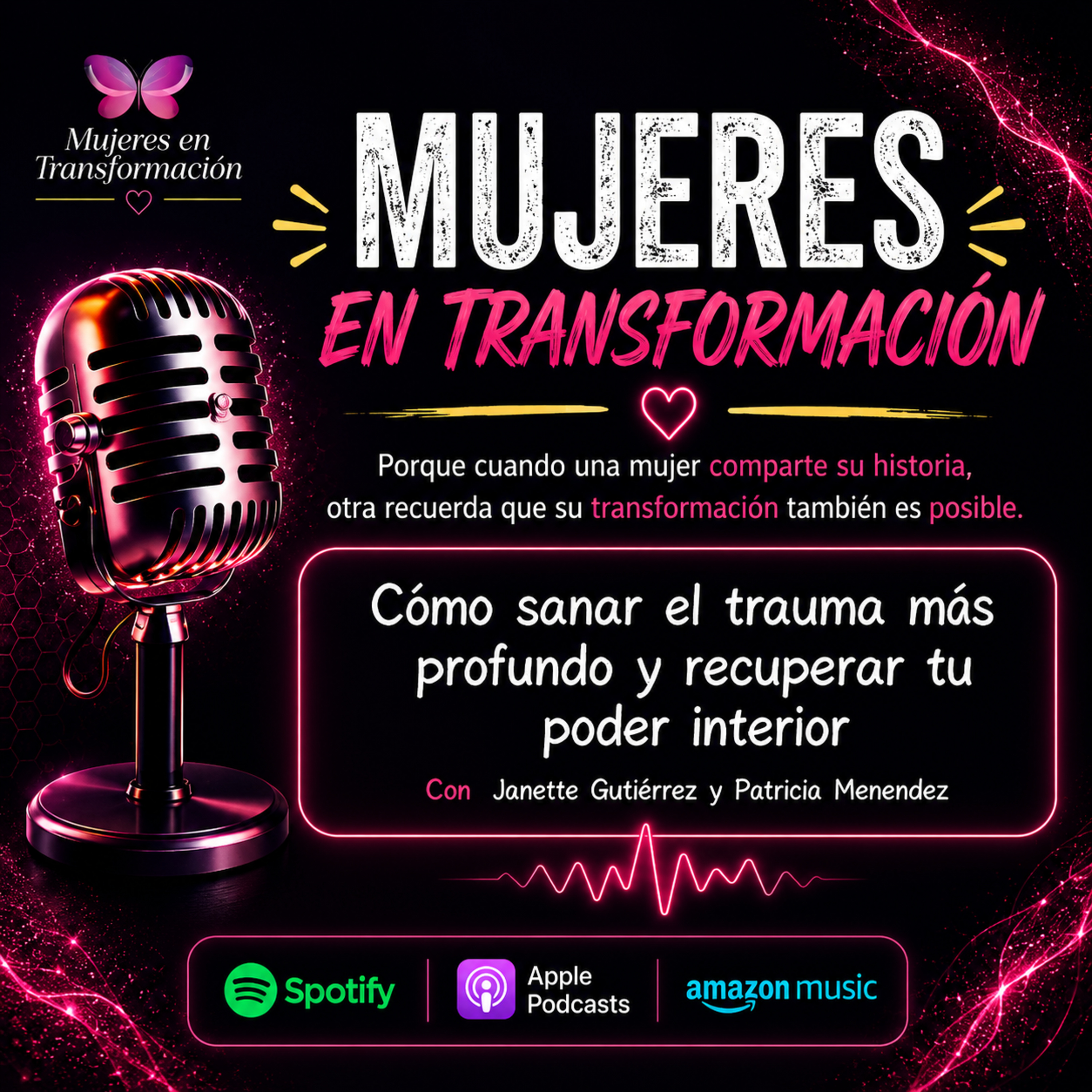 Portada de Mujeres en Transformación Podcast