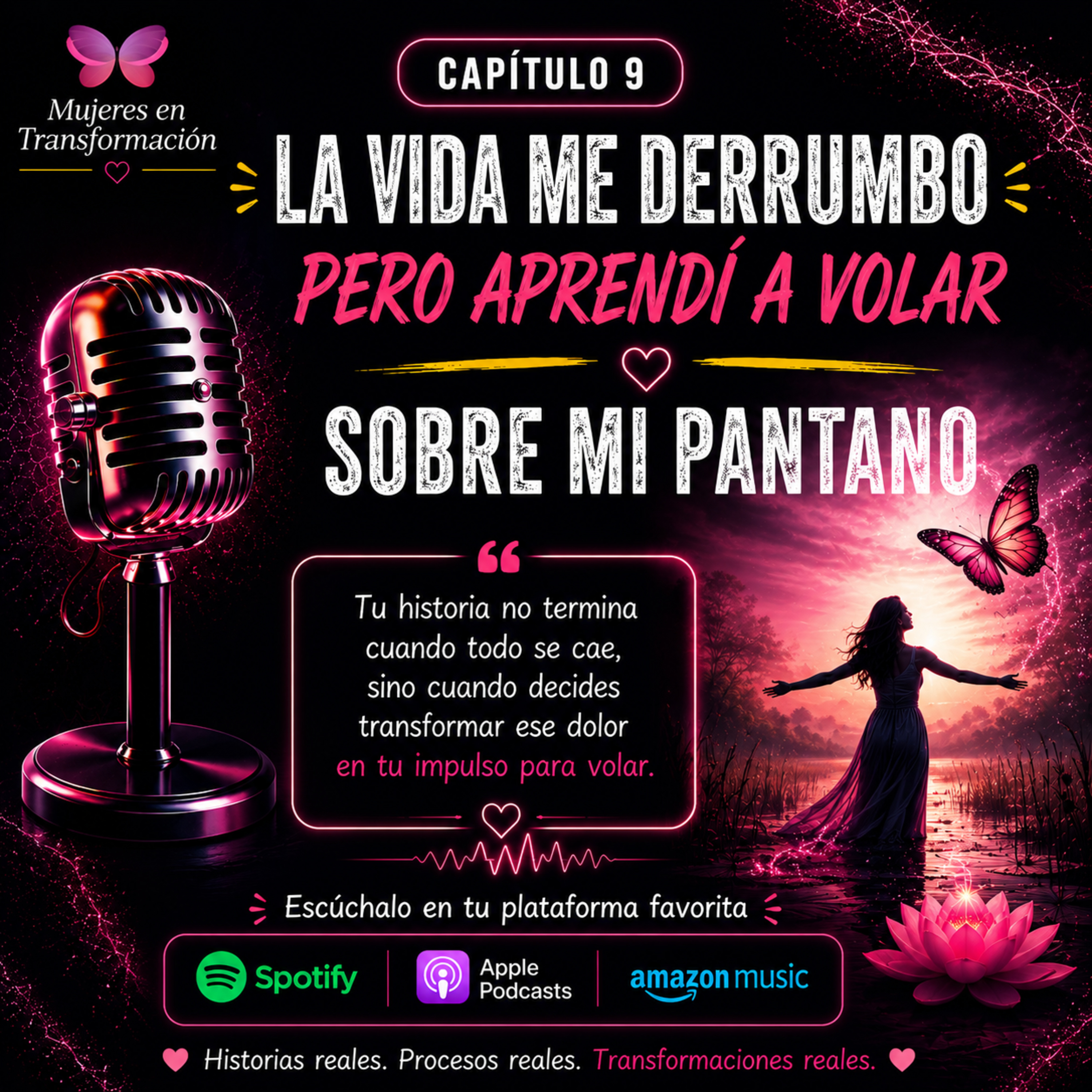 Portada de Mujeres en Transformación Podcast