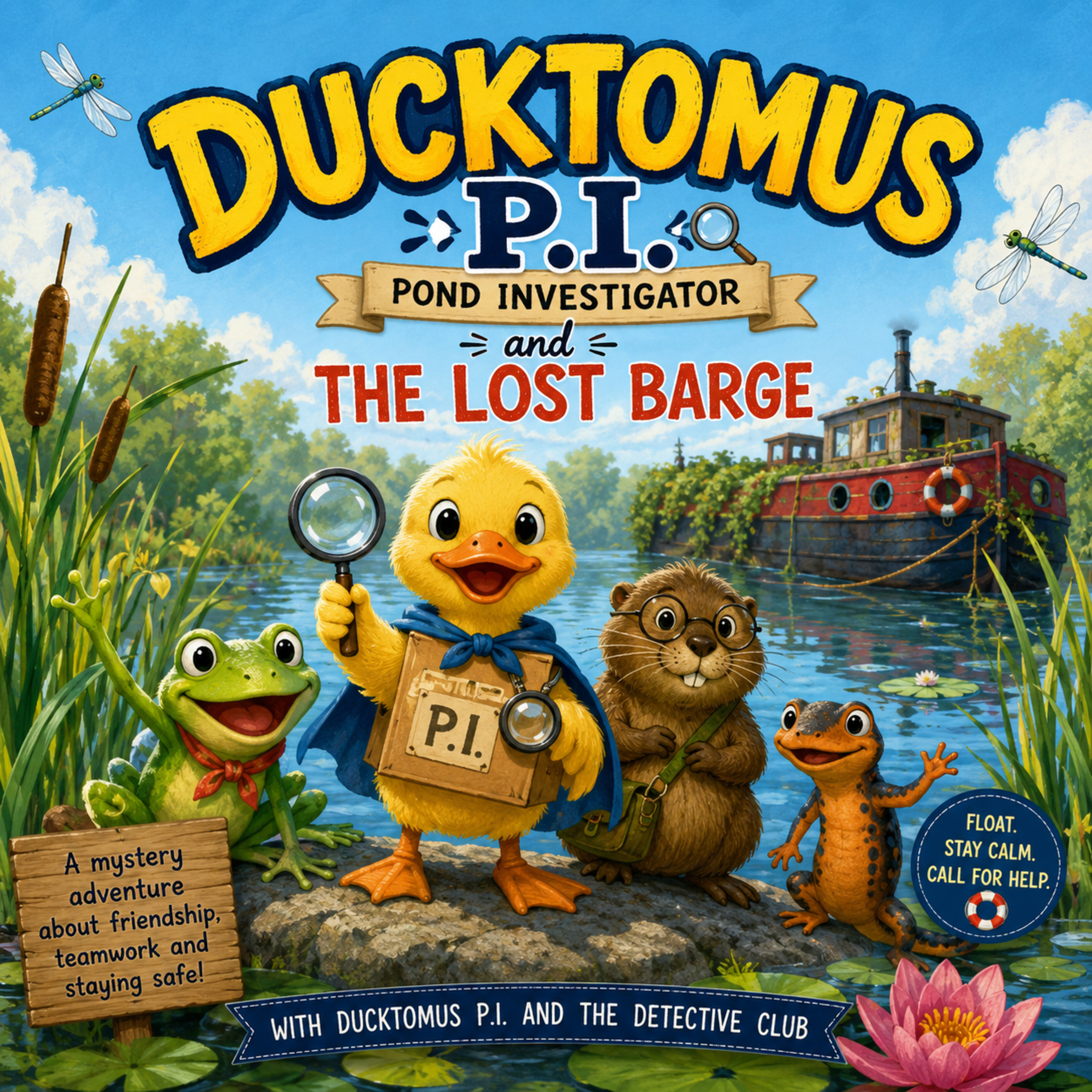 Ducktomus PI and the Lost Barge episode artwork