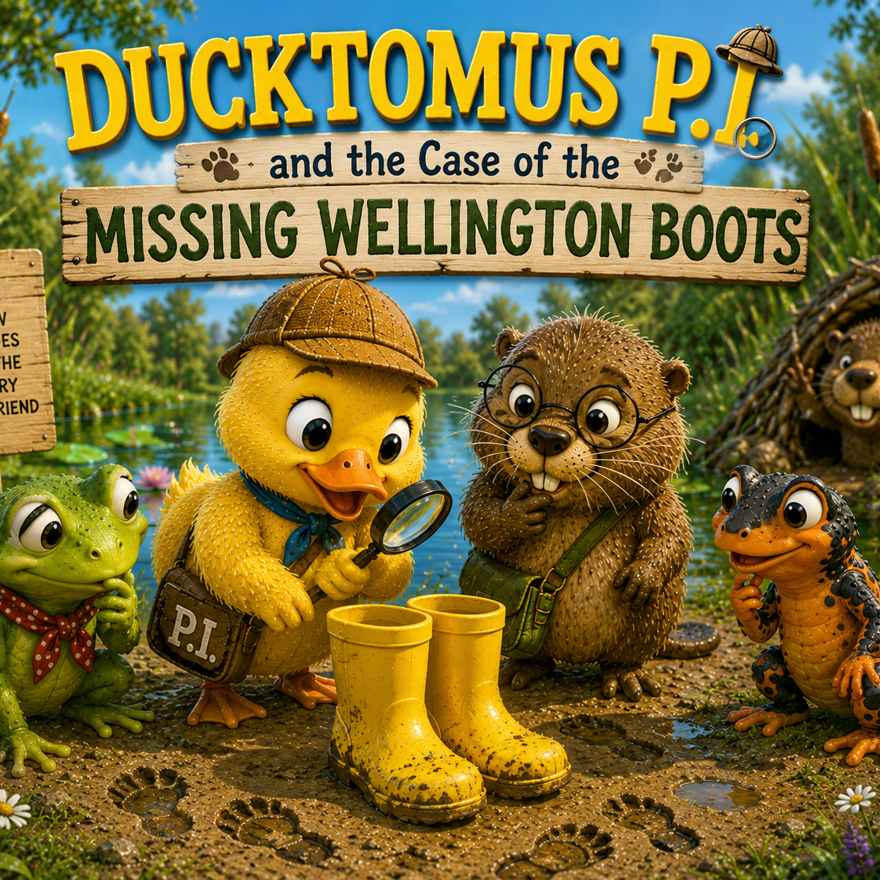 Ducktomus PI and the case of the Missing Wellington Boots episode artwork