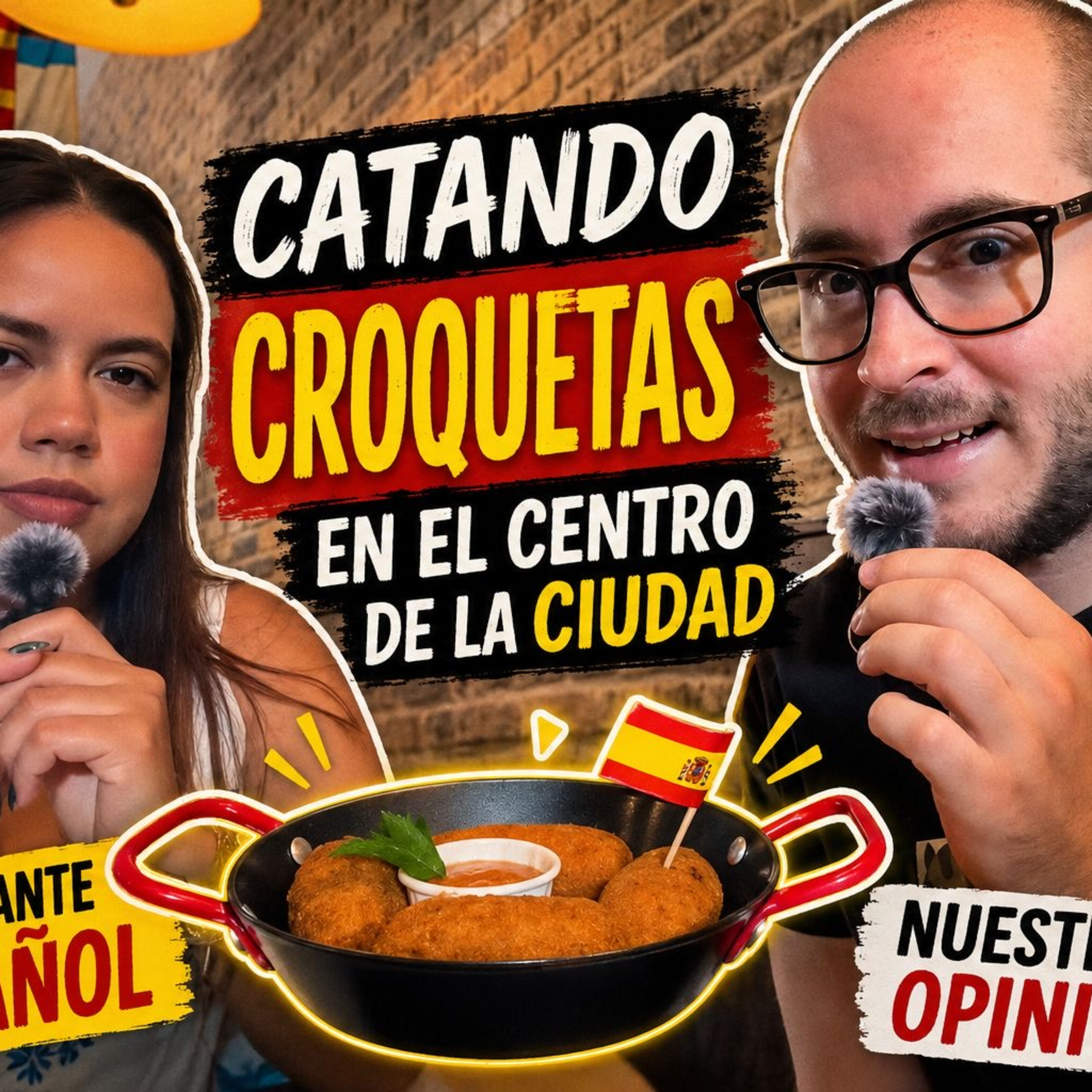 Capitulo Especial - Comiendo croquetas - Entre croquetas y chisme con Javi y Gaby
