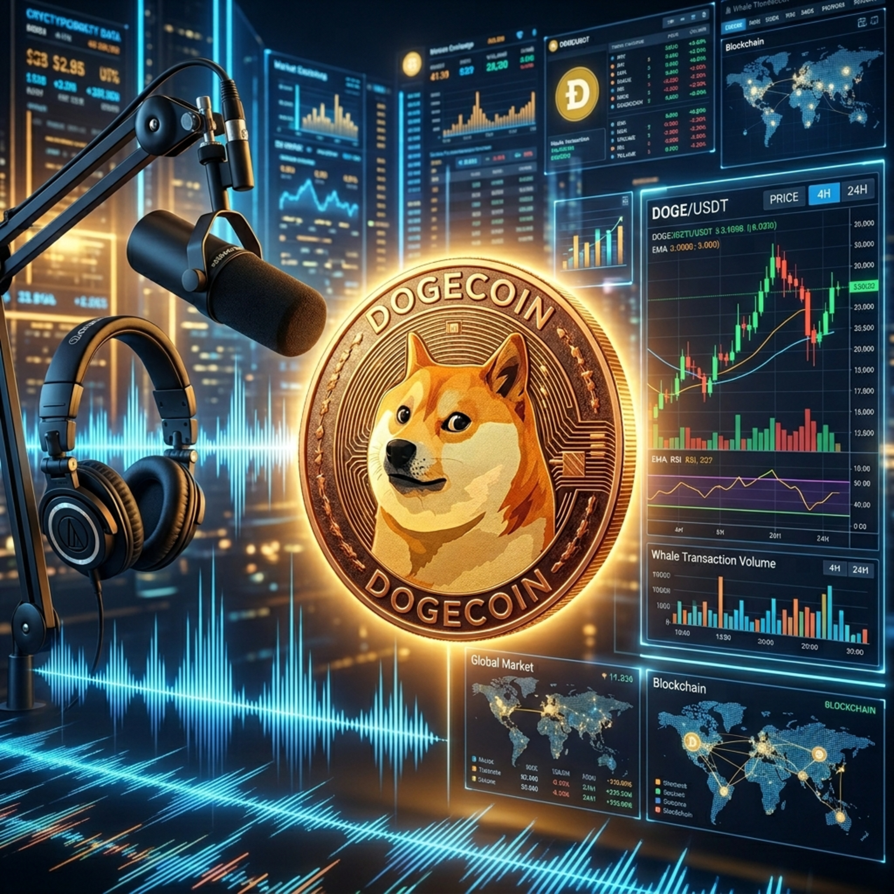 What Really Drives Dogecoin Price Beyond Social Media Hype? episode artwork