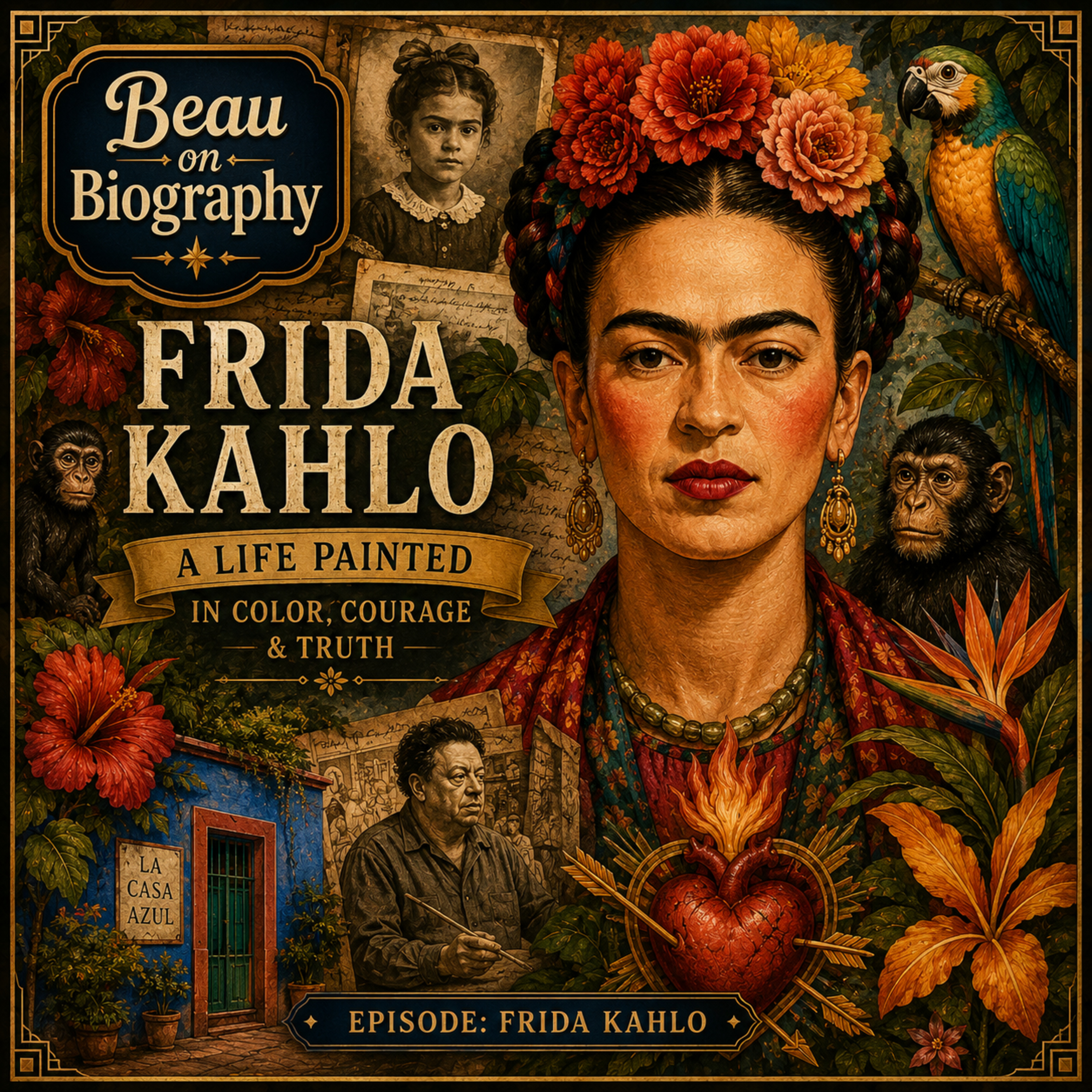 Frida Kahlo: A Life Painted in Color, Courage & Truth episode artwork