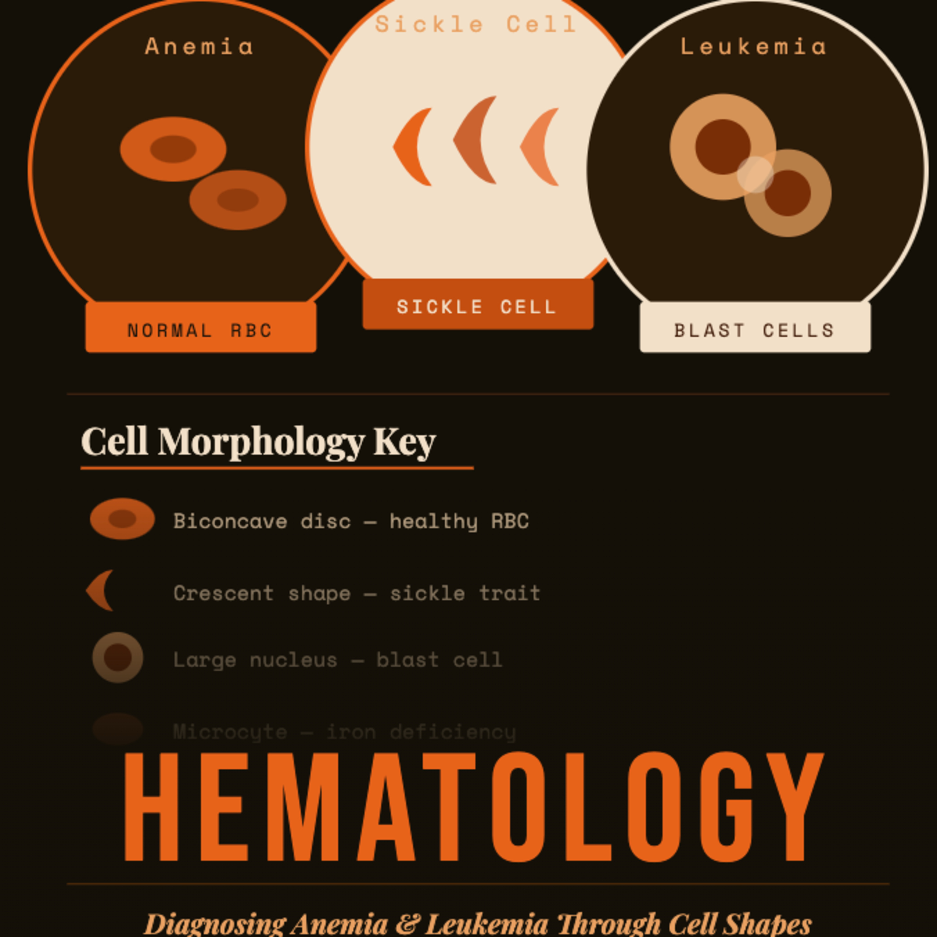 Hematology - Diagnosing Anemia Leukemia Through Cell Shapes