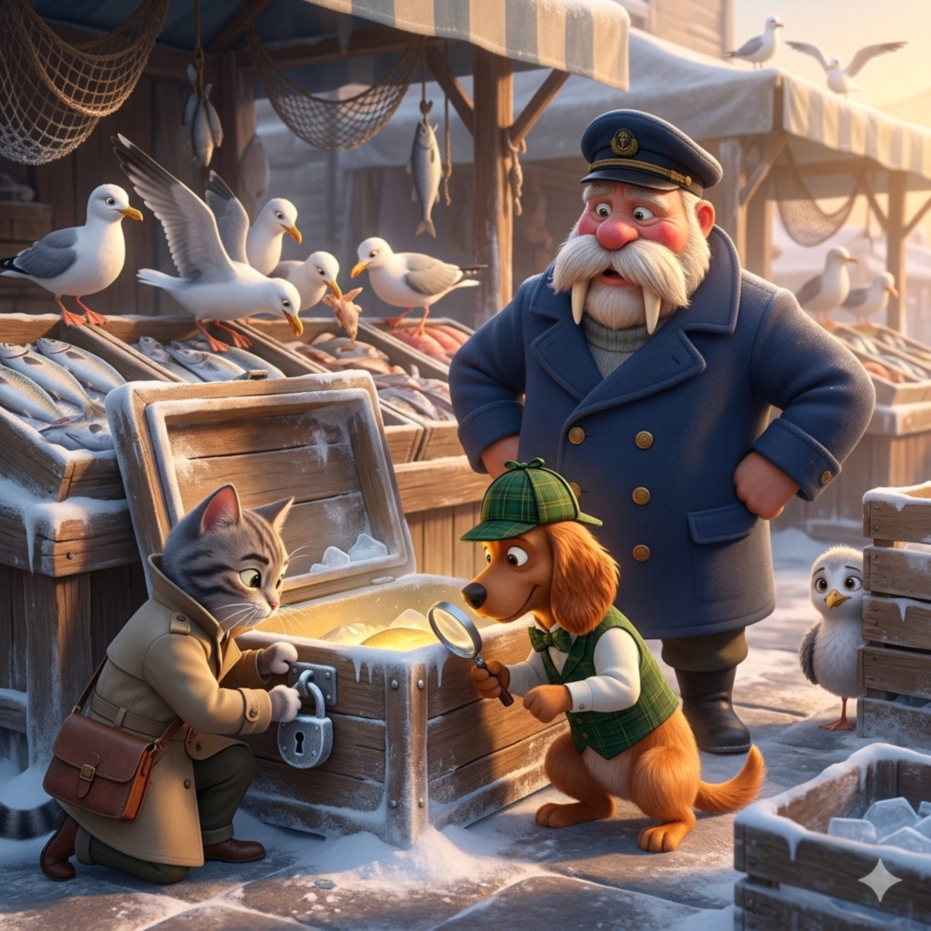 Moustache & Cabot et « Le casse du hareng d'or » episode artwork