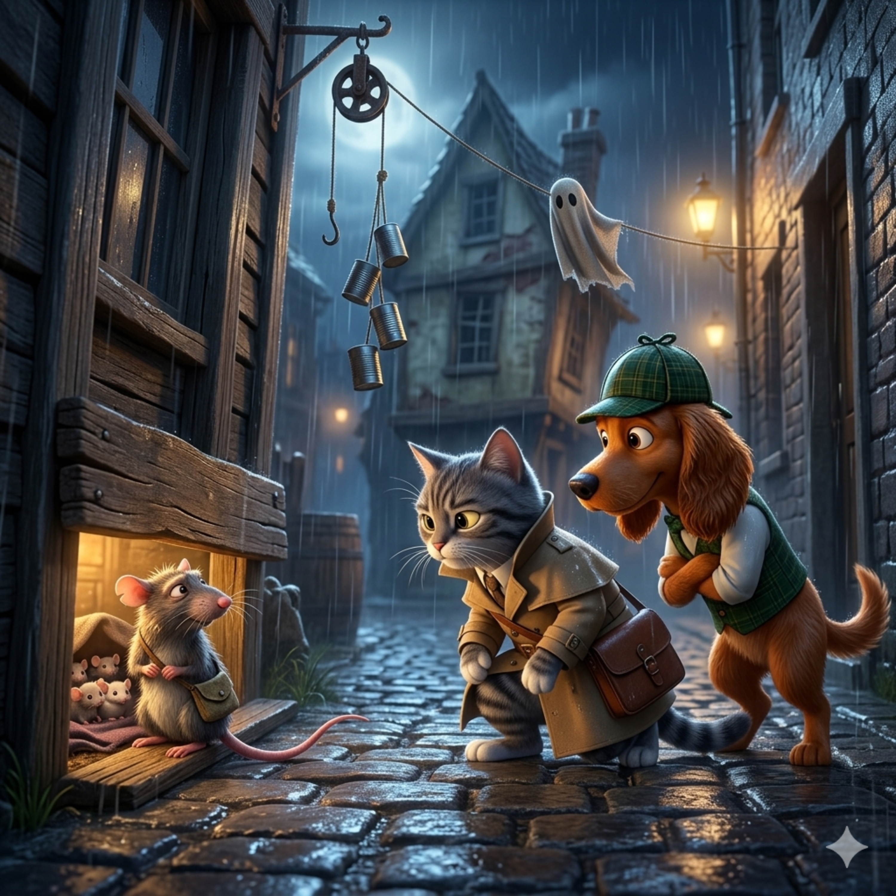 Moustache & Cabot et « Le fantôme de la ruelle aux Murmures » episode artwork