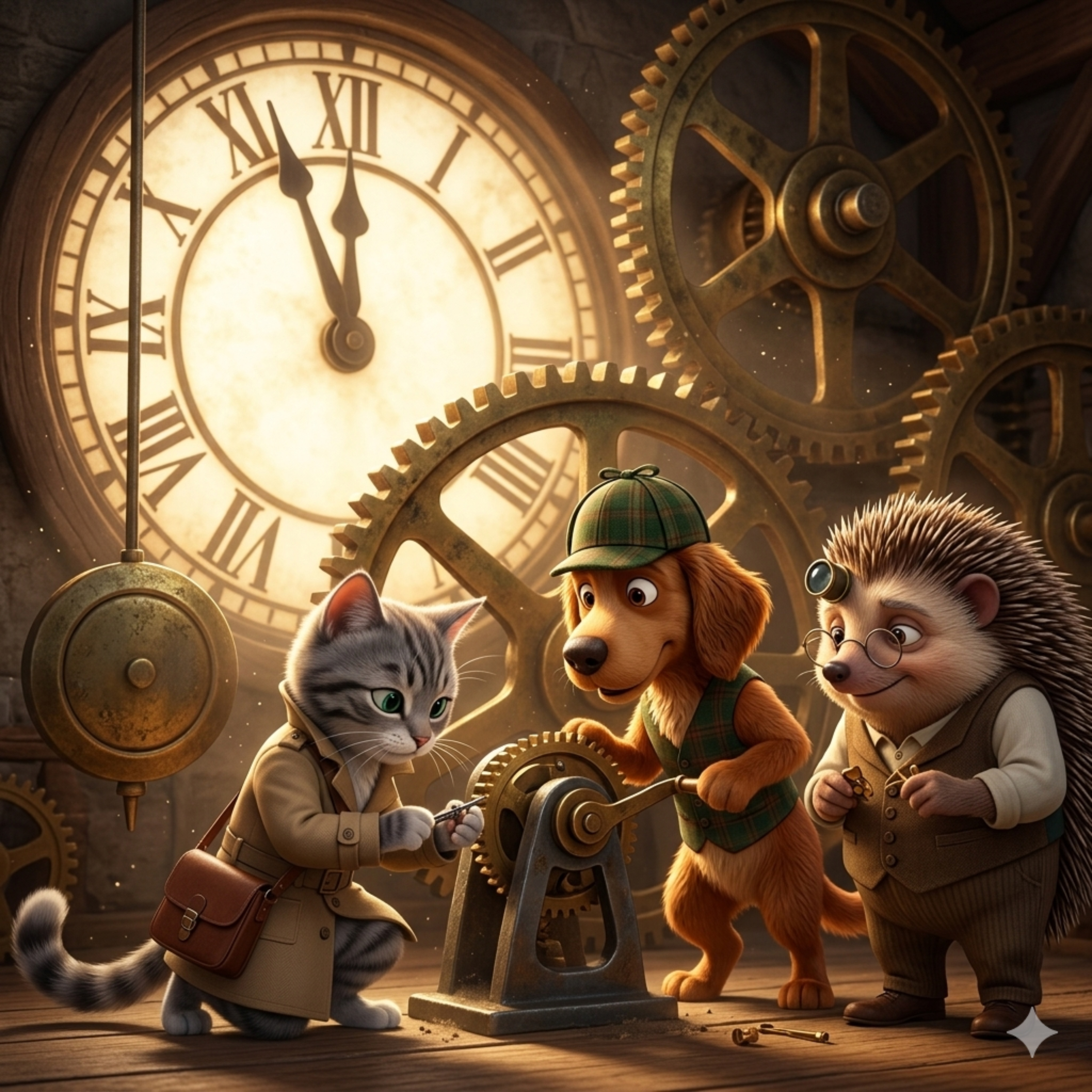Moustache & Cabot et « L'horloge qui refusait midi » episode artwork