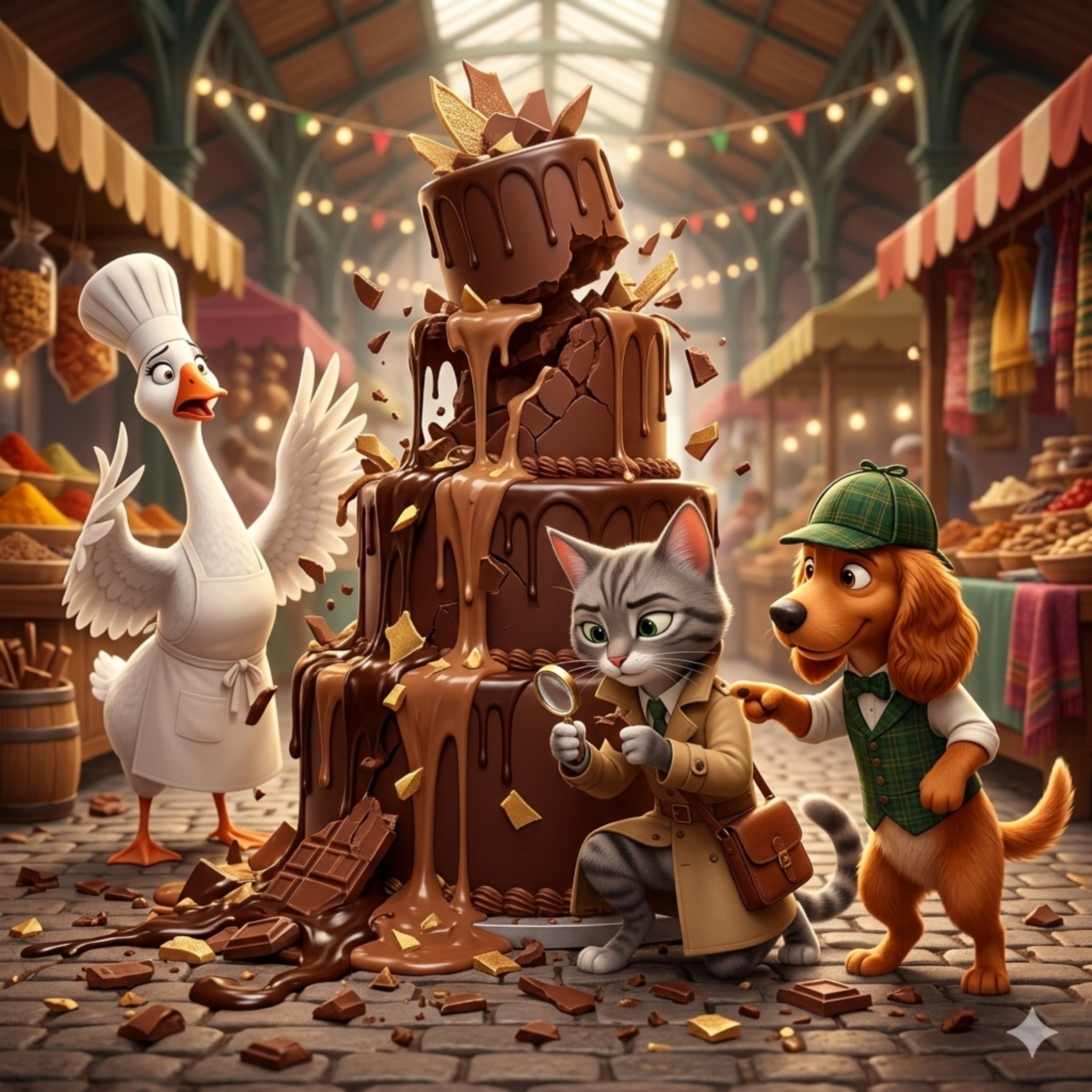 Moustache & Cabot et « La tour de chocolat » episode artwork