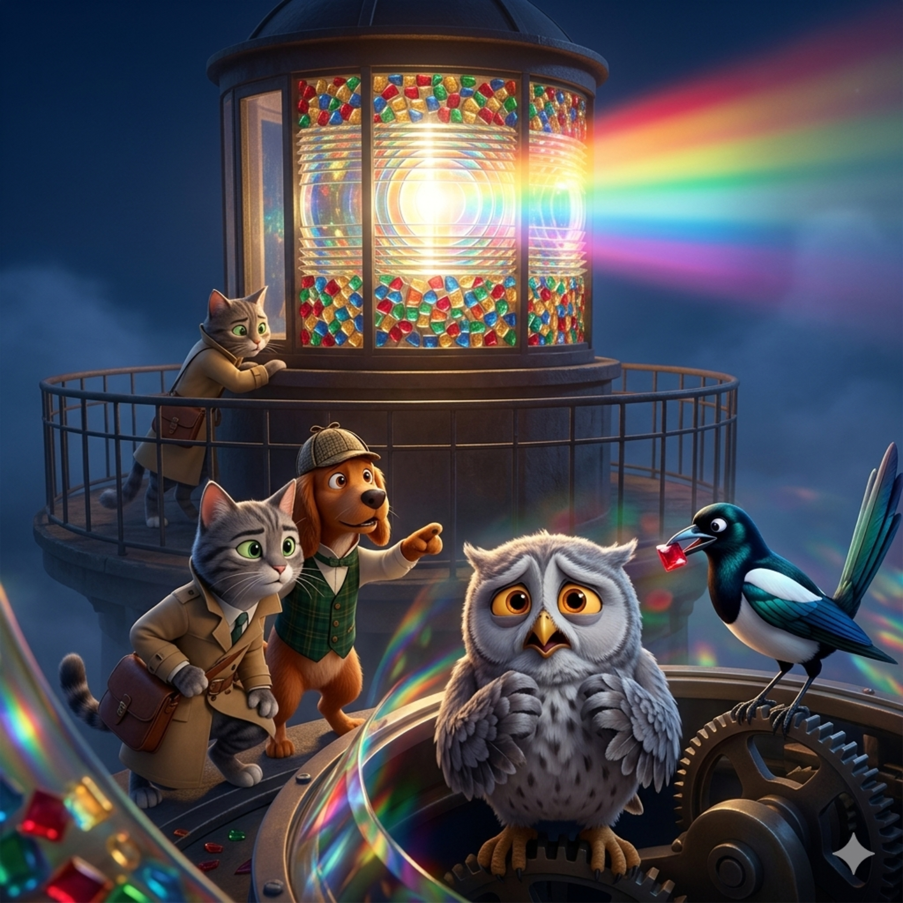 Moustache & Cabot et « Le phare arc-en-ciel » episode artwork