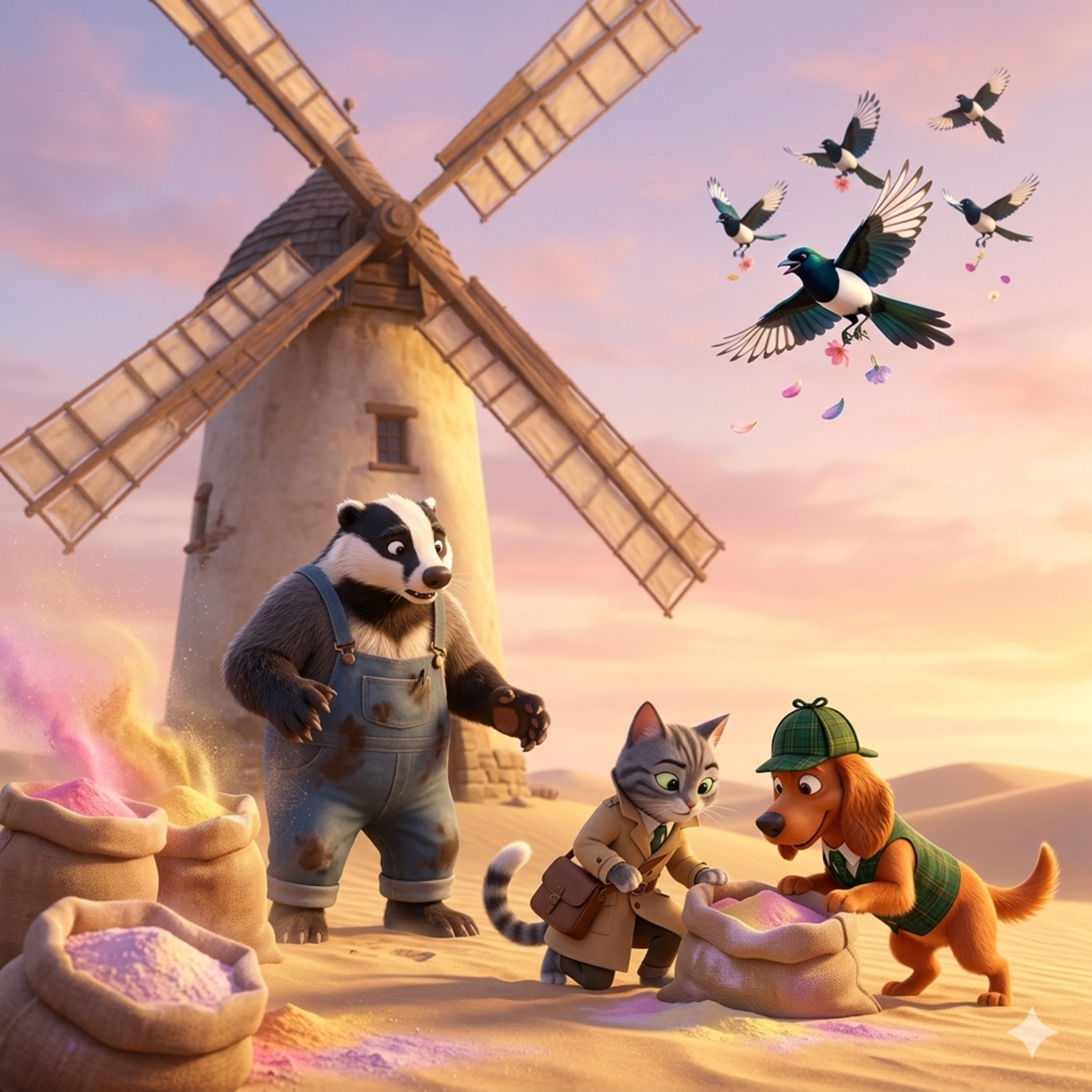 Moustache & Cabot et « Le moulin aux farines d'or » episode artwork