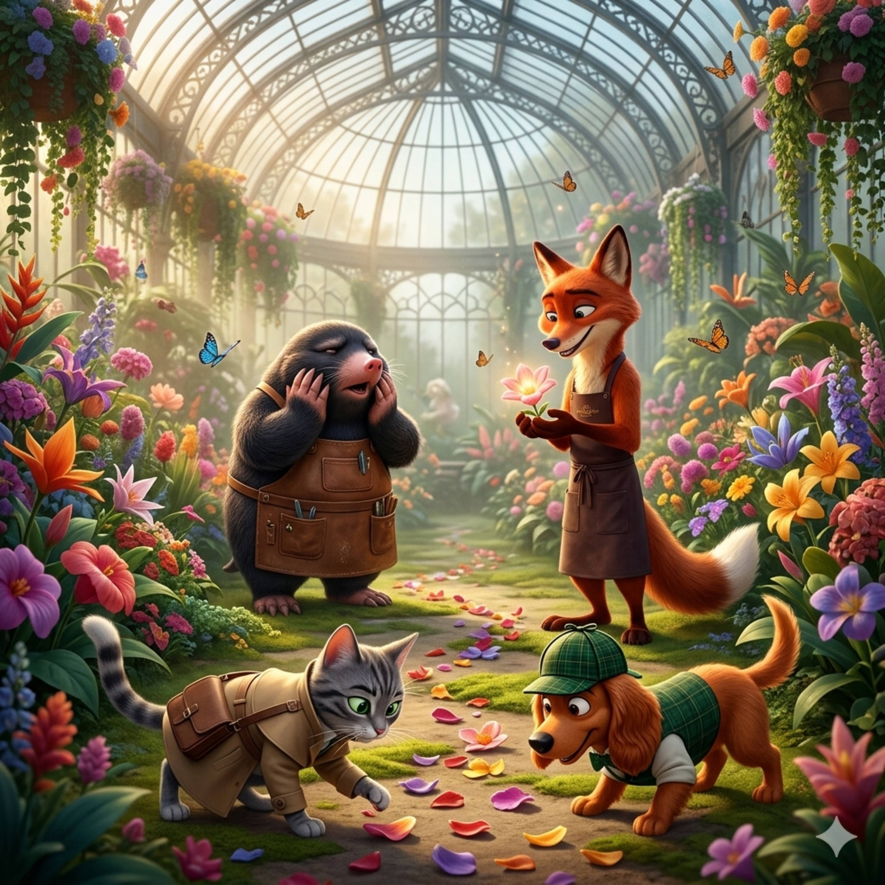 Moustache & Cabot et « La grande serre aux mille couleurs » episode artwork