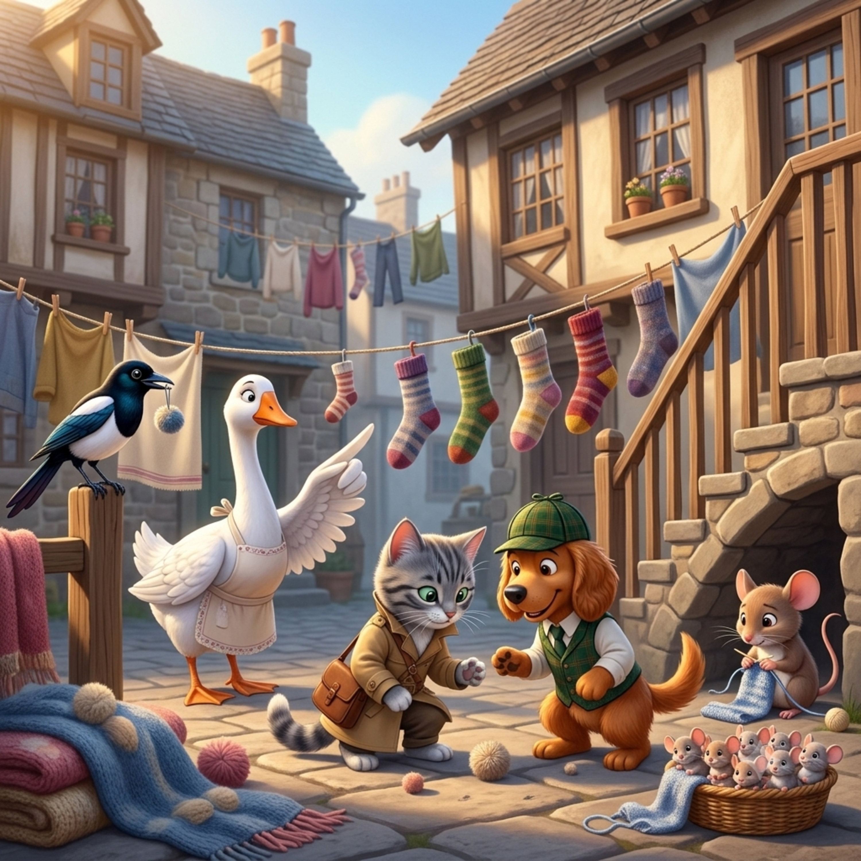 Moustache & Cabot et « Le mystère des chaussettes envolées » episode artwork