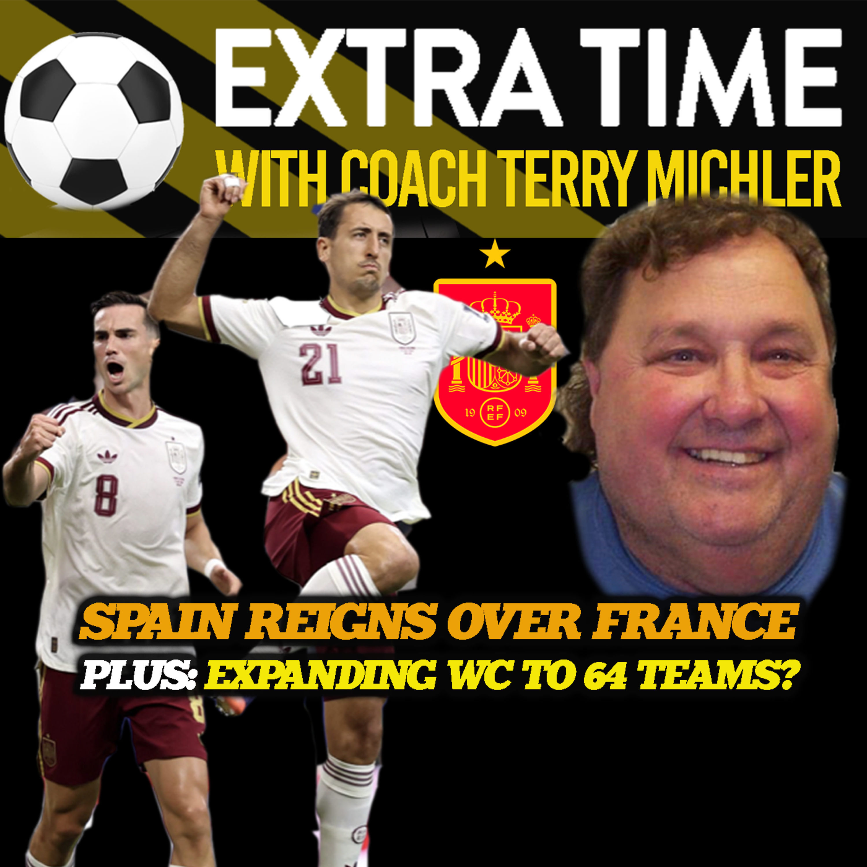 7.14.26 | Spain drains France's title hopes | Spanish edge: Terry's analysis | Expanding the WC field to 64? | Lukaku's PK choice | Colombia Hit Squad episode artwork