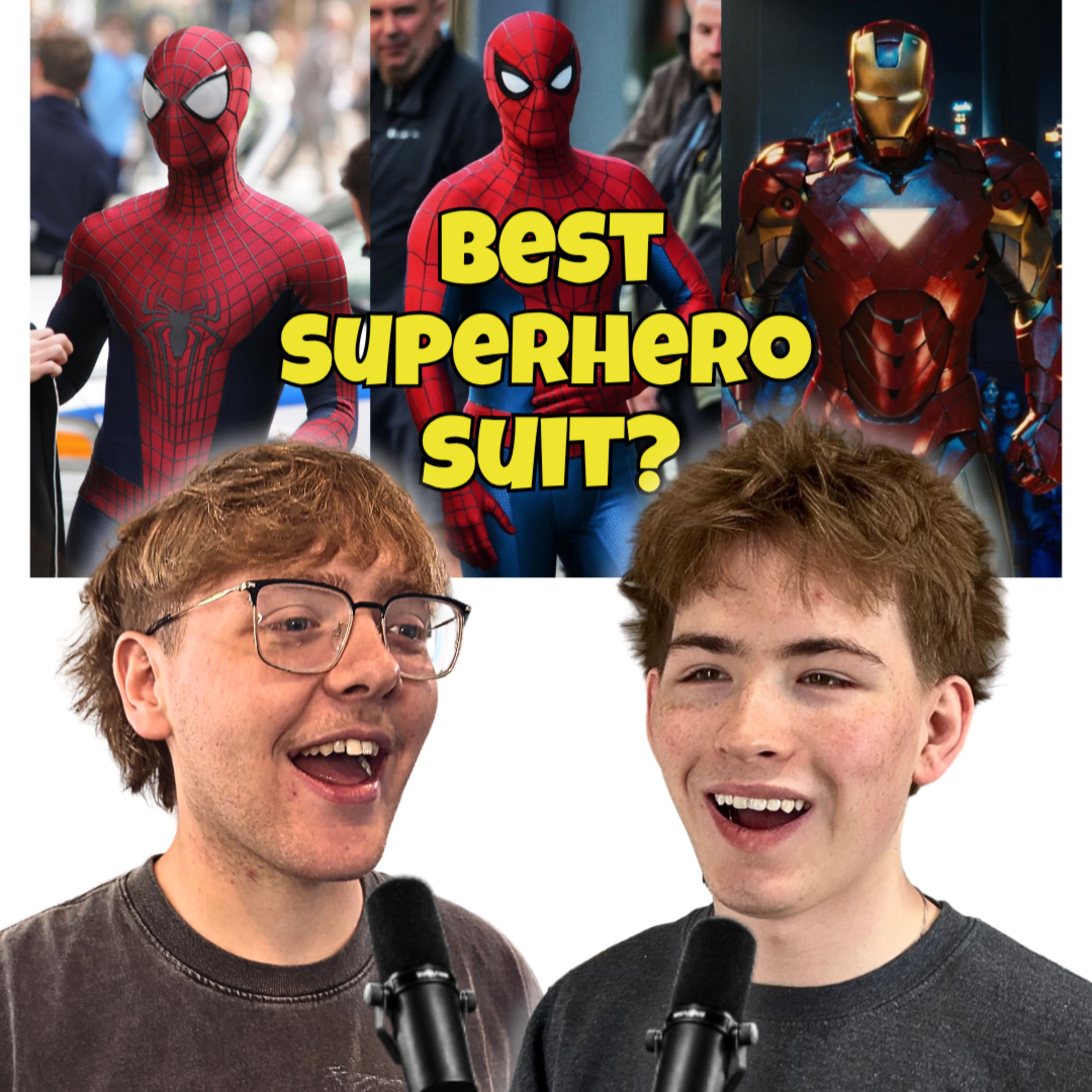 We Rank EVERY Iconic Superhero Suit | The Dark Mic Podcast Ep. 8 episode artwork