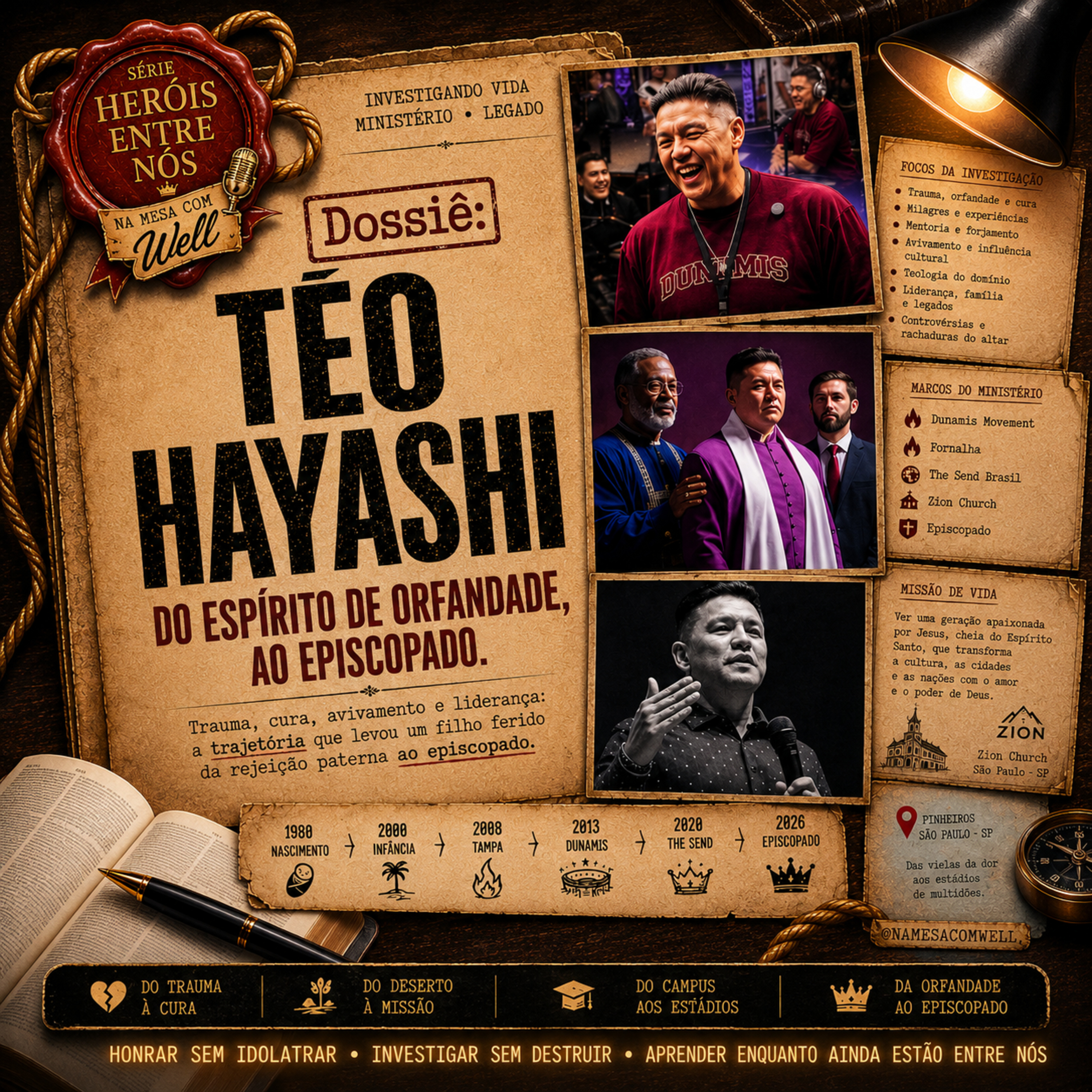 Téo Hayashi: A Dor da Esclerose e a Sagração do Bispo de Camiseta Preta episode artwork