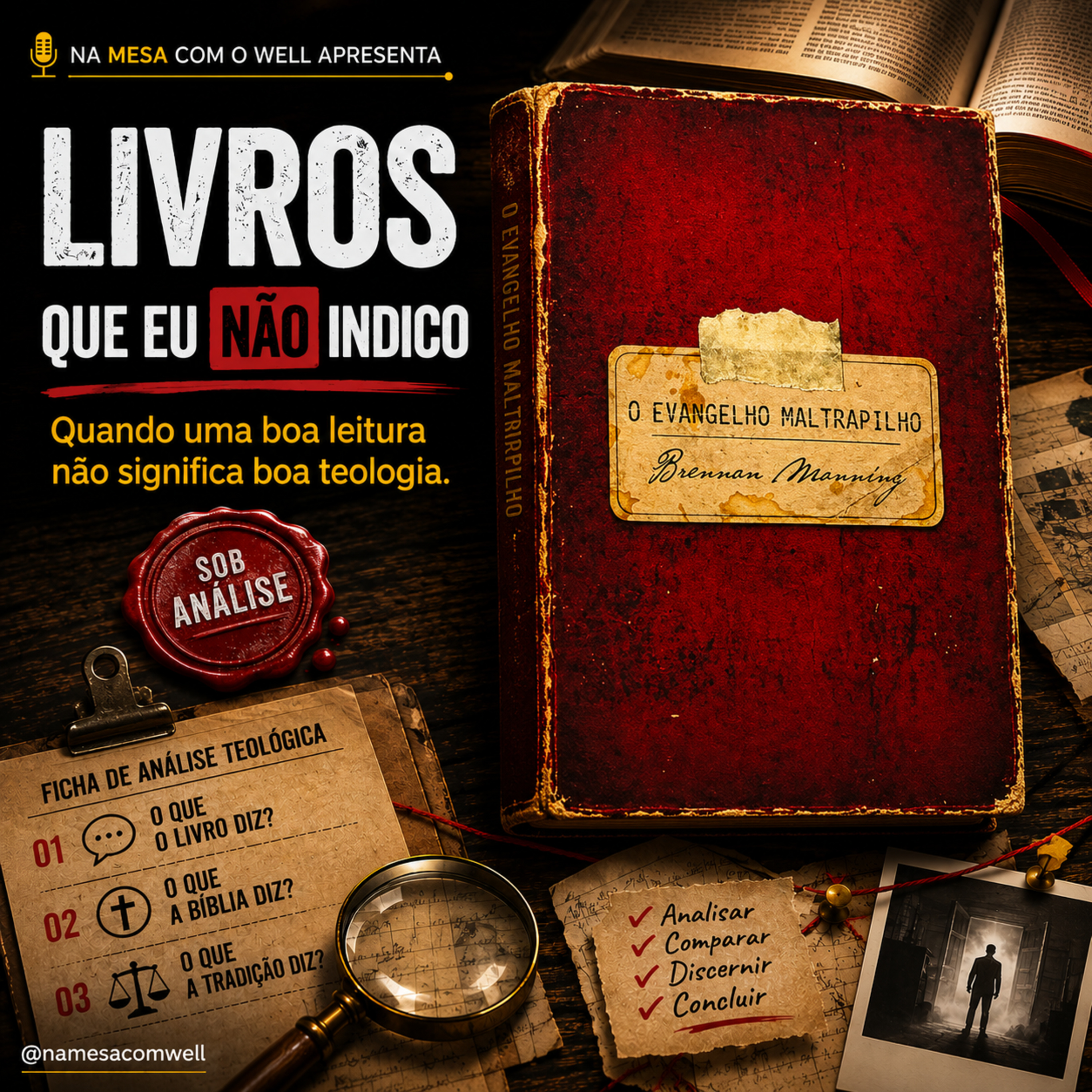 O Evangelho Maltrapilho - Brennan Manning | LIVROS QUE NÃO INDICO! episode artwork