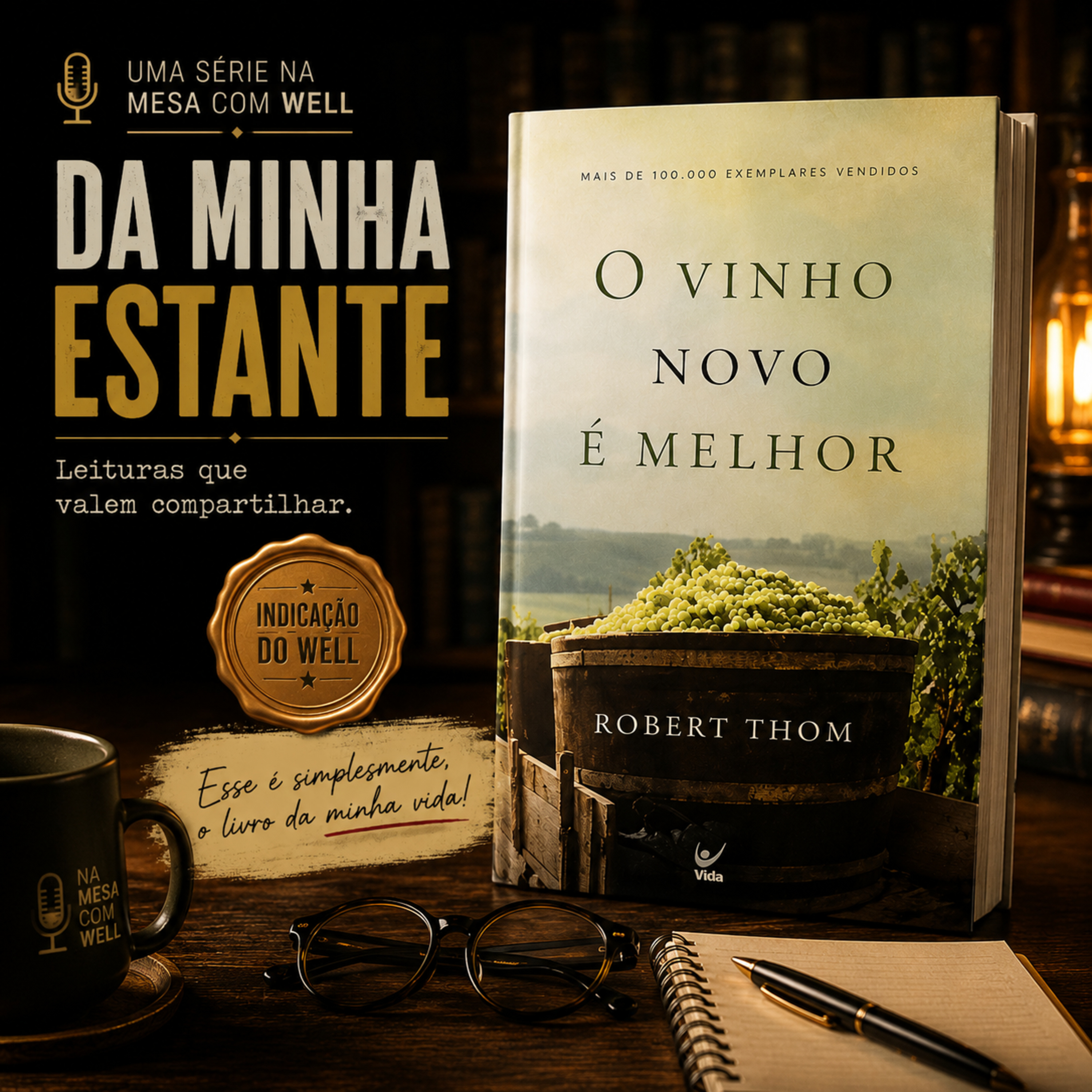 O Vinho novo é Melhor - Roberth Thom | Da Minha Estante episode artwork