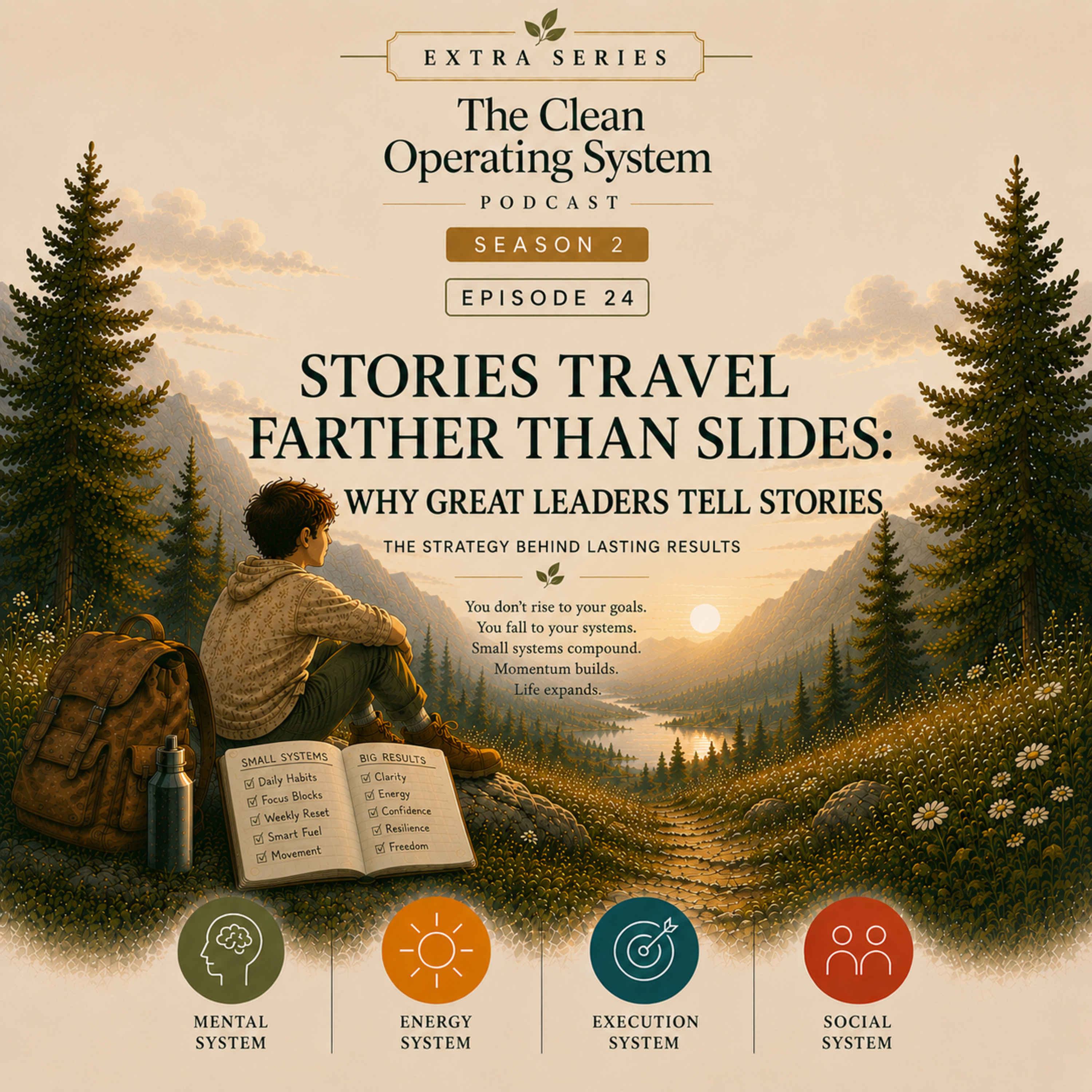 Stories Travel Farther Than Slides: Why Great Leaders Tell Stories — The Clean Operating System Podcast