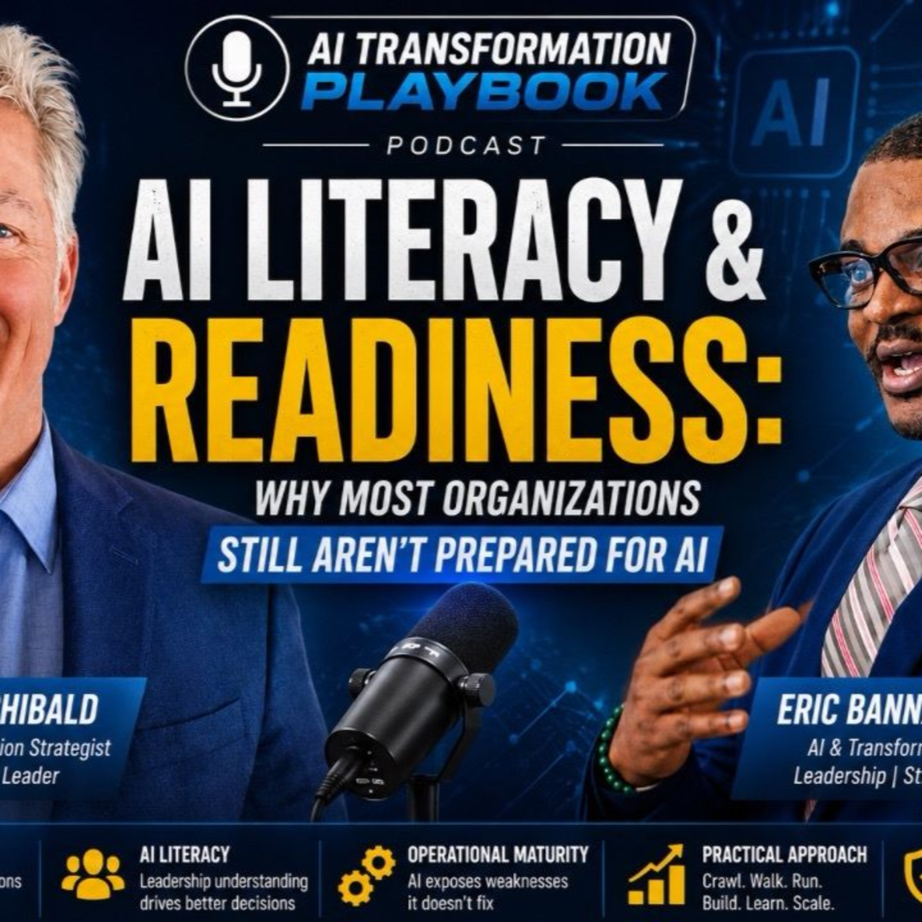 AI Literacy & Readiness : What Executives Are Missing | Scott Archibald & Eric Bannavti Suiseka episode artwork