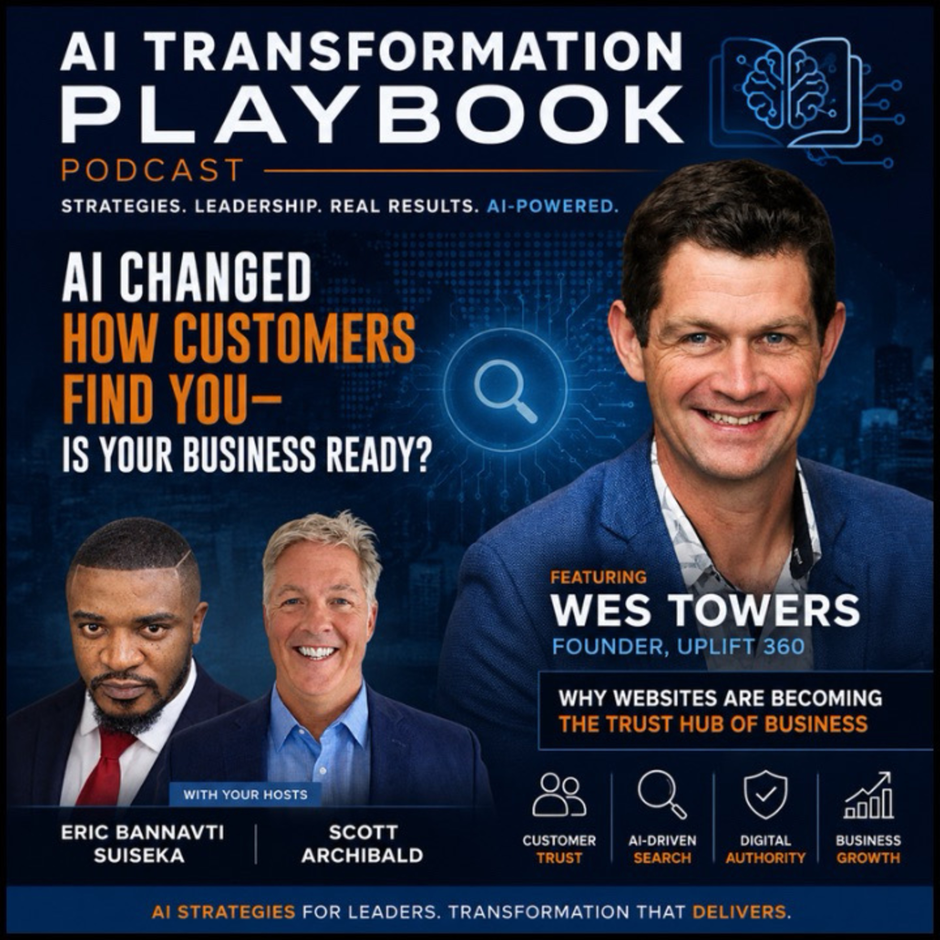 AI Is Changing How Customers Find Your Business | Wes Towers & Eric Bannavti Suiseka on AI Search, SEO & Digital Trust episode artwork