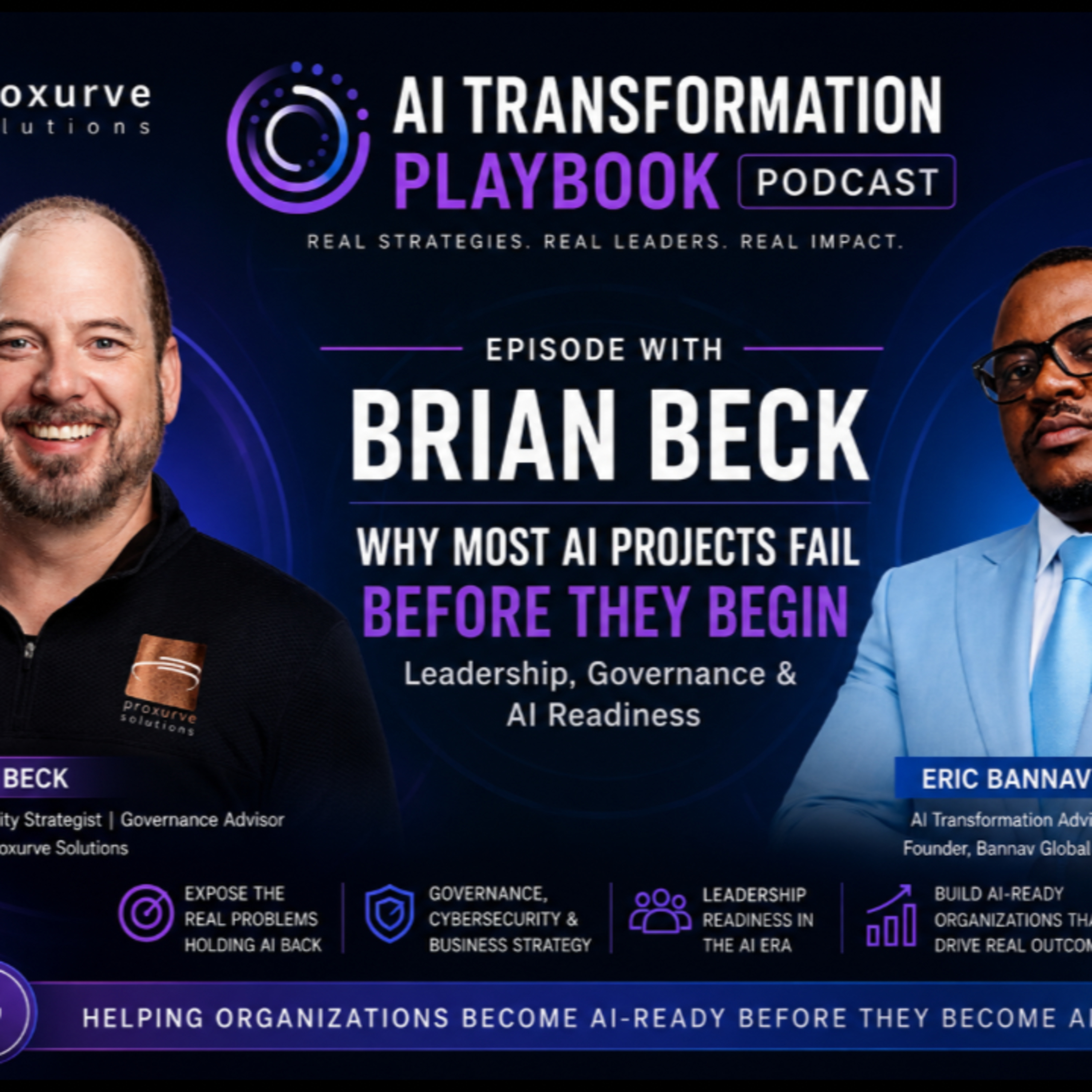 Why Most AI Projects Fail After the Pilot | AI Readiness, Governance & Leadership with Brian Beck & Eric Bannavti Suiseka episode artwork