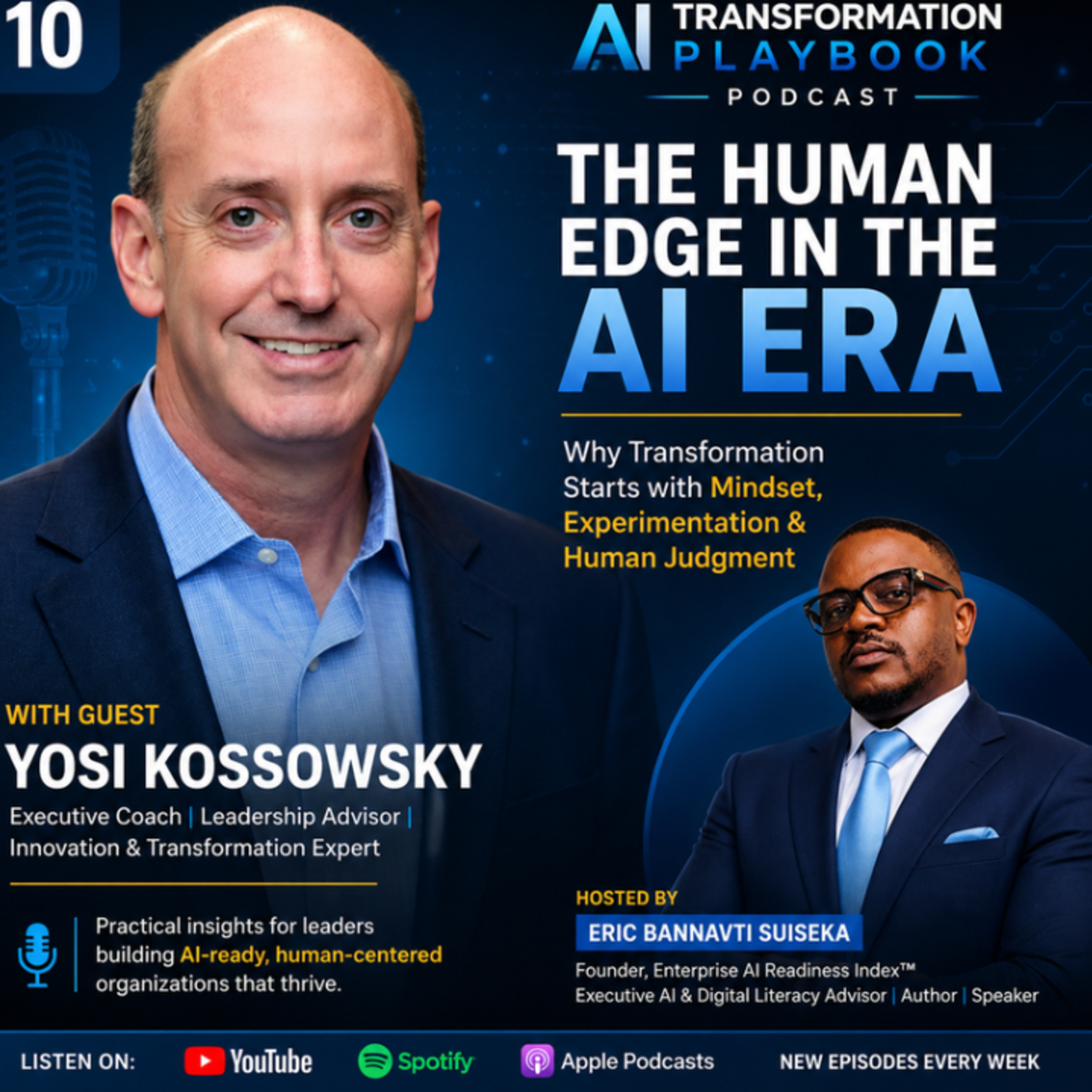 AI Won’t Transform Your Business Until Your People Change How They Think | Yosi Kossowsky & Eric Bannavti Suiseka episode artwork