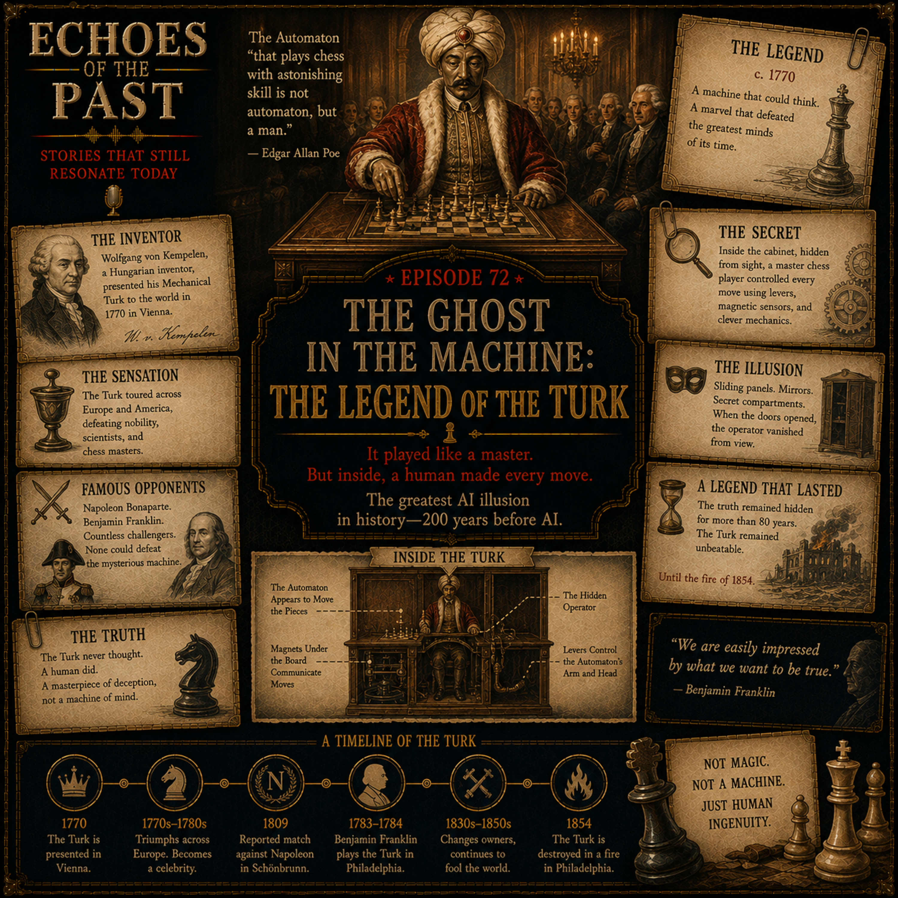 Episode 72: The Ghost in the Machine — The Legend of the Turk episode artwork