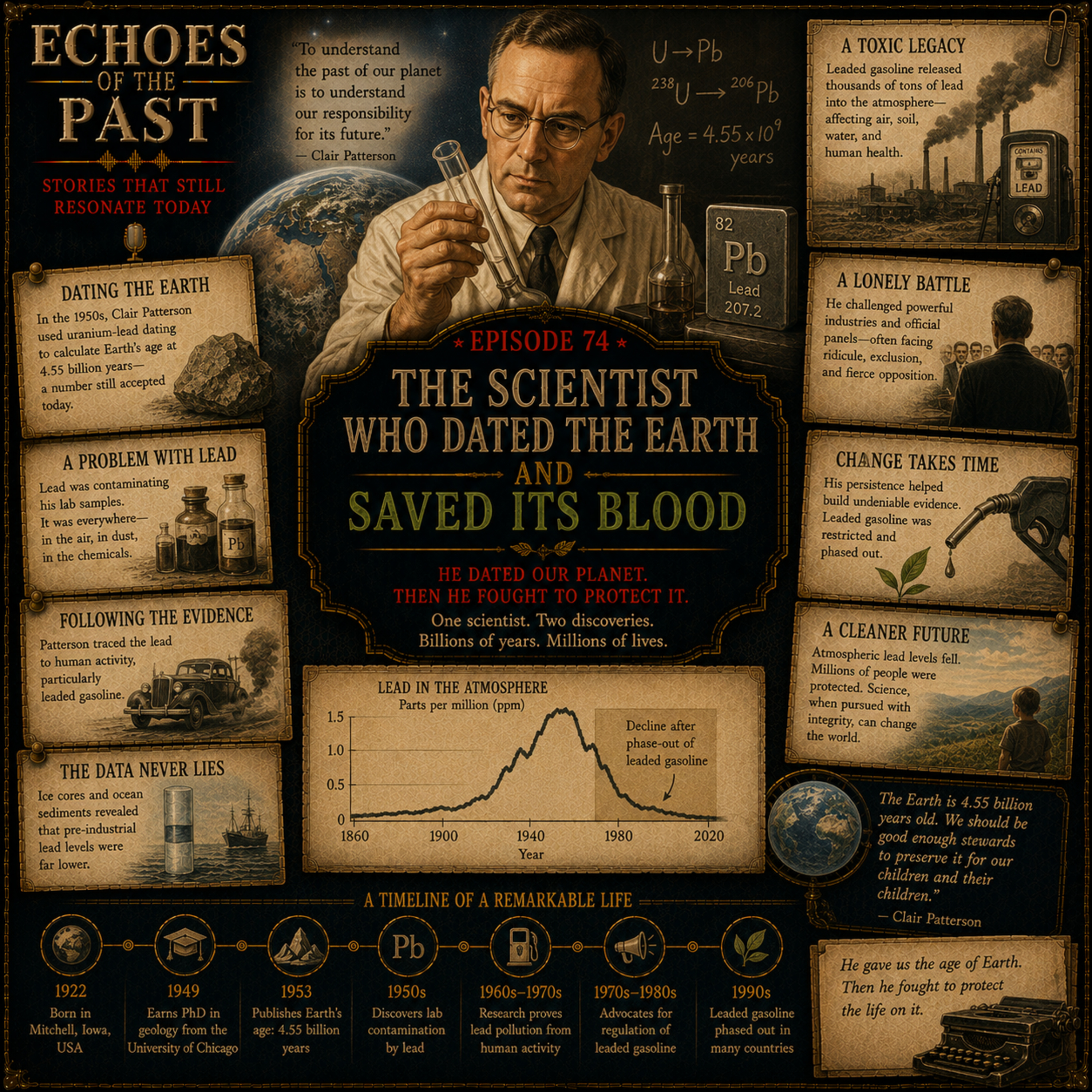 Episode 74: The Scientist Who Dated the Earth and Saved Its Blood episode artwork