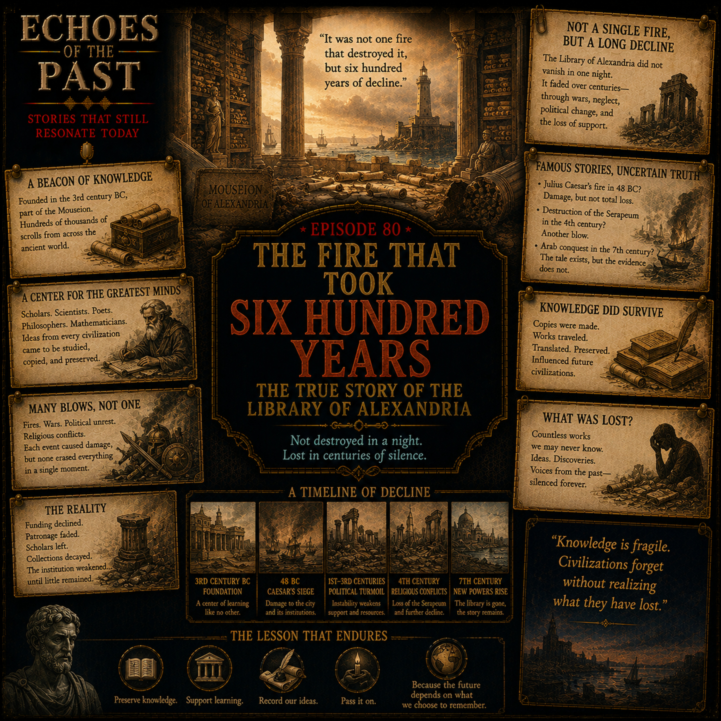 Episode 80: The Fire That Took Six Hundred Years episode artwork