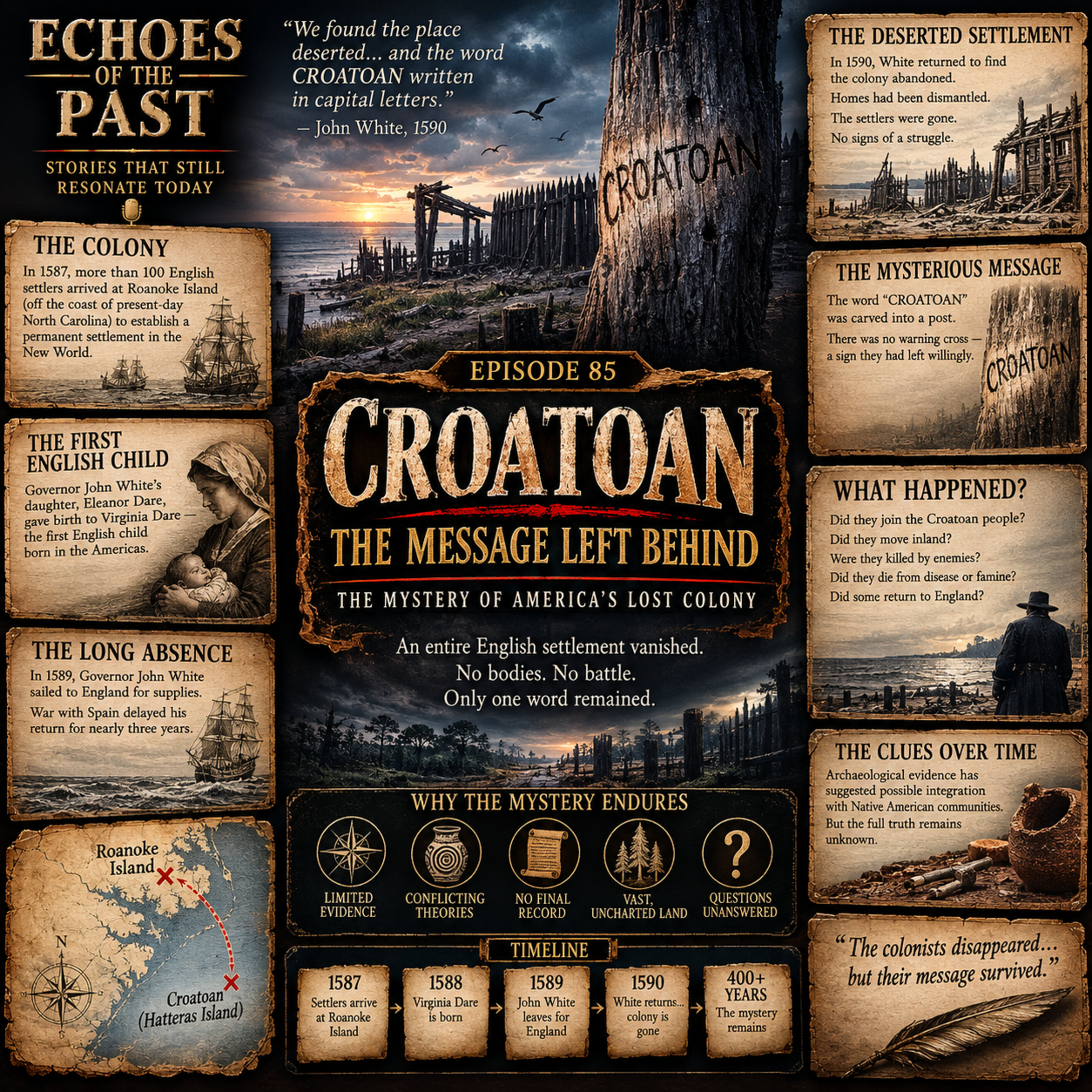 Episode 85: Croatoan — The Message Left Behind episode artwork