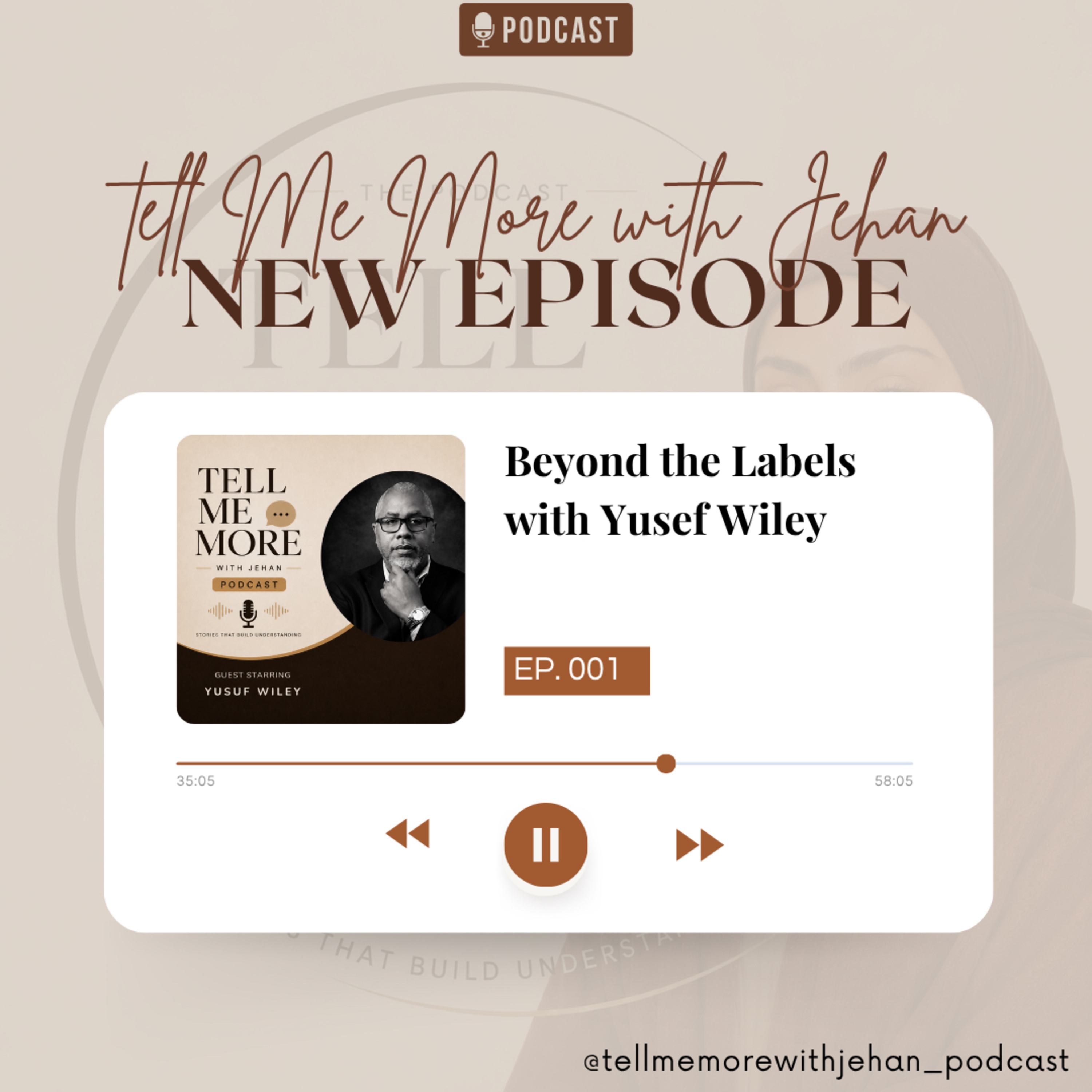 Episode 1: Beyond the Labels with Yusef Andre Wiley episode artwork