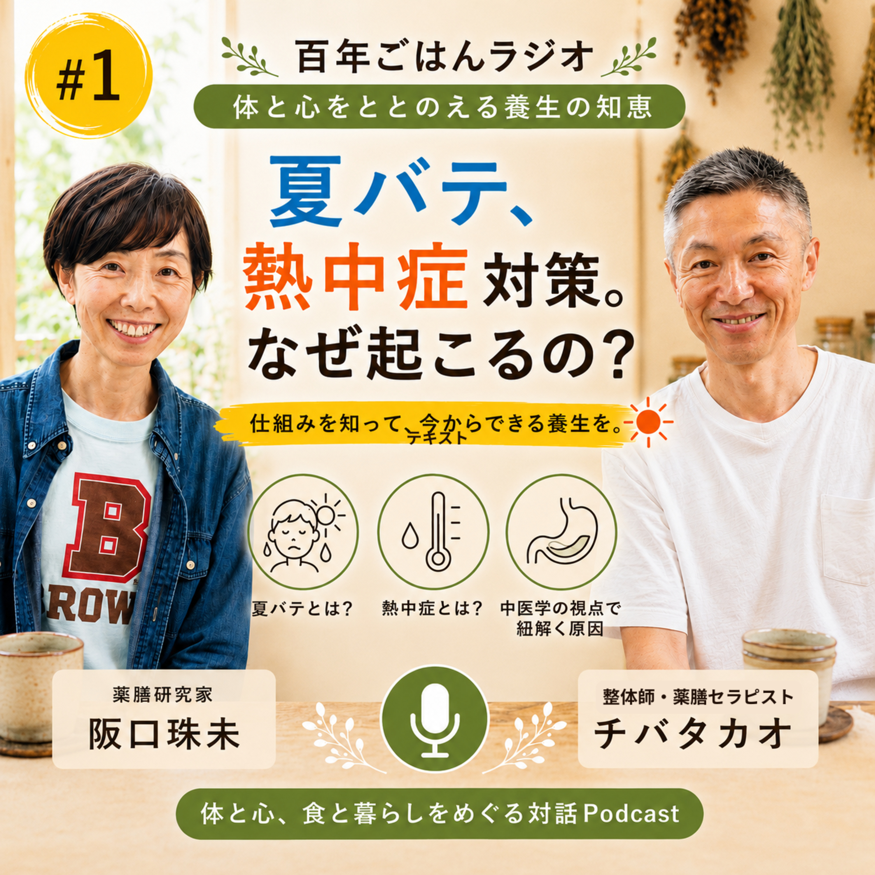 第1回　夏バテ、熱中症対策。なぜ起こるの？ episode artwork