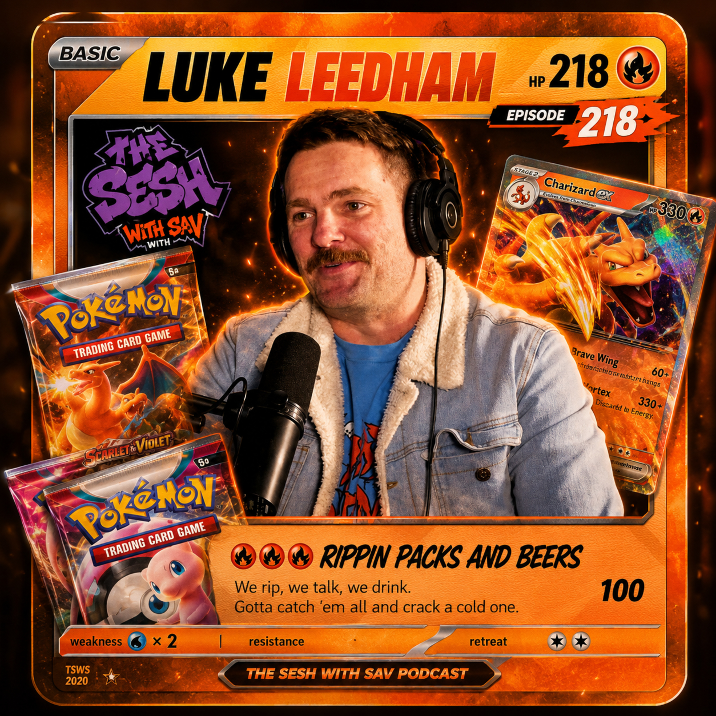 Luke Leedham | Ripping Packs with The Boys | TSWS 218 episode artwork