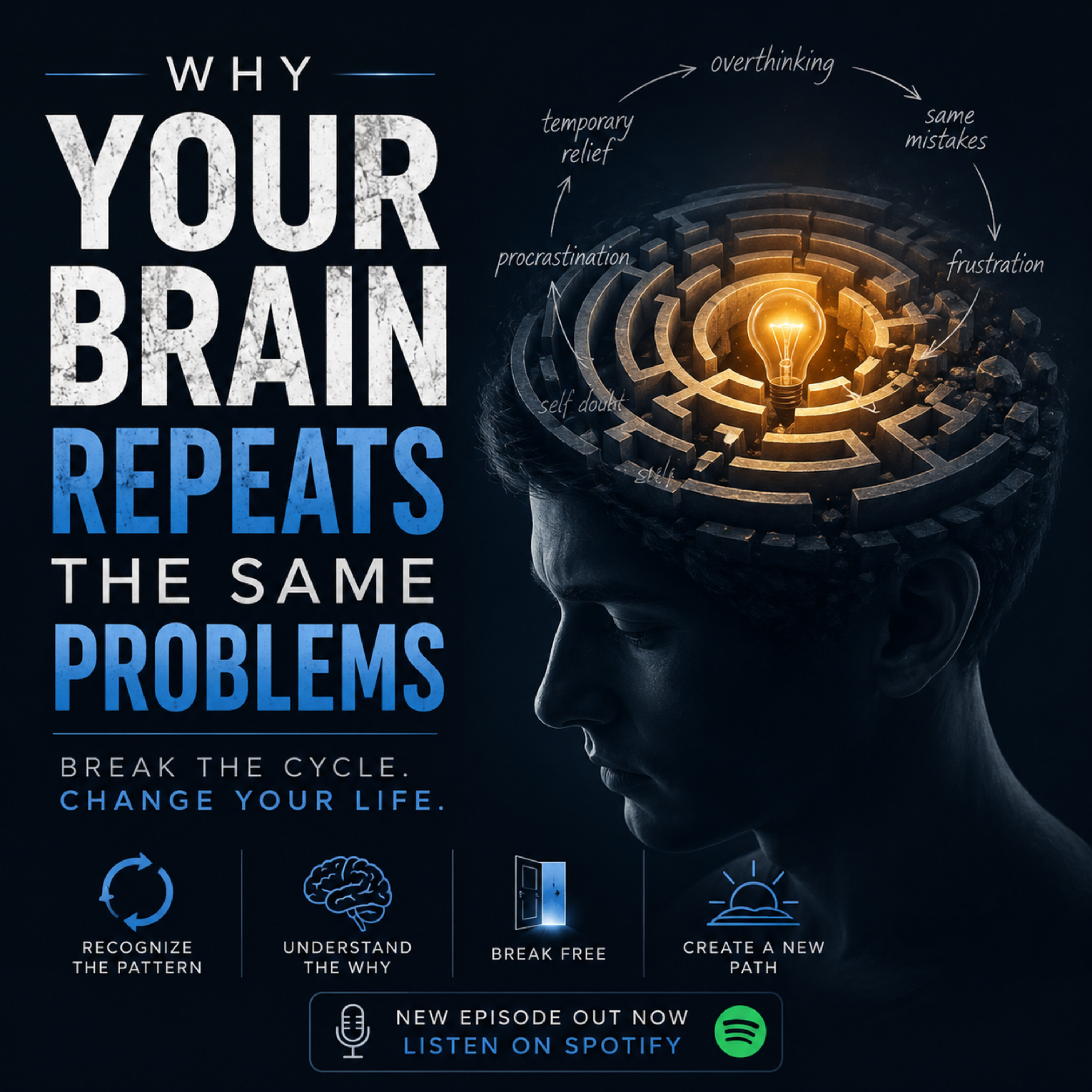 Why Your Brain Repeats the Same Problems episode artwork