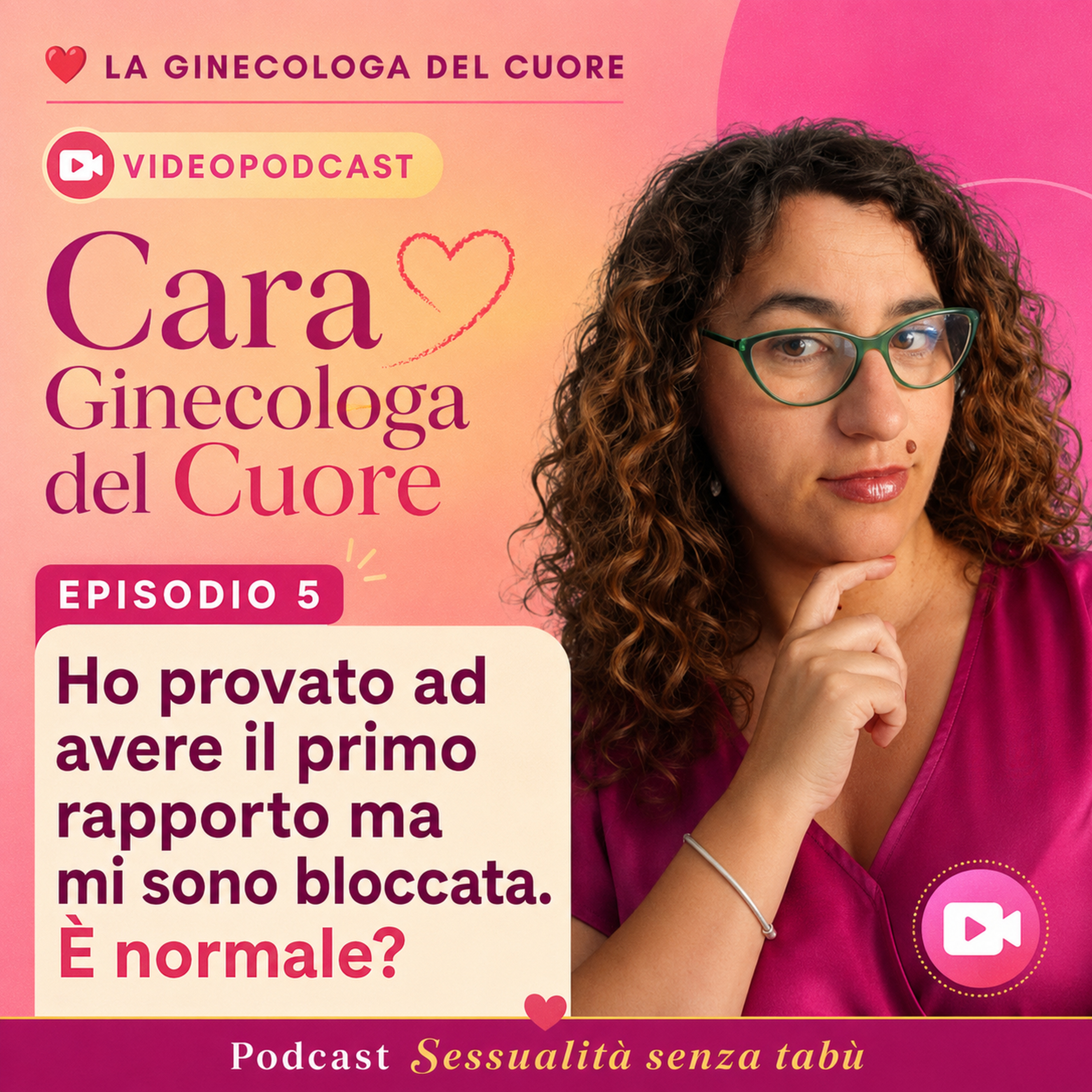 "Cara Ginecologa del Cuore ho provato ad avere il primo rapporto ma mi sono bloccata. È normale?" episode artwork