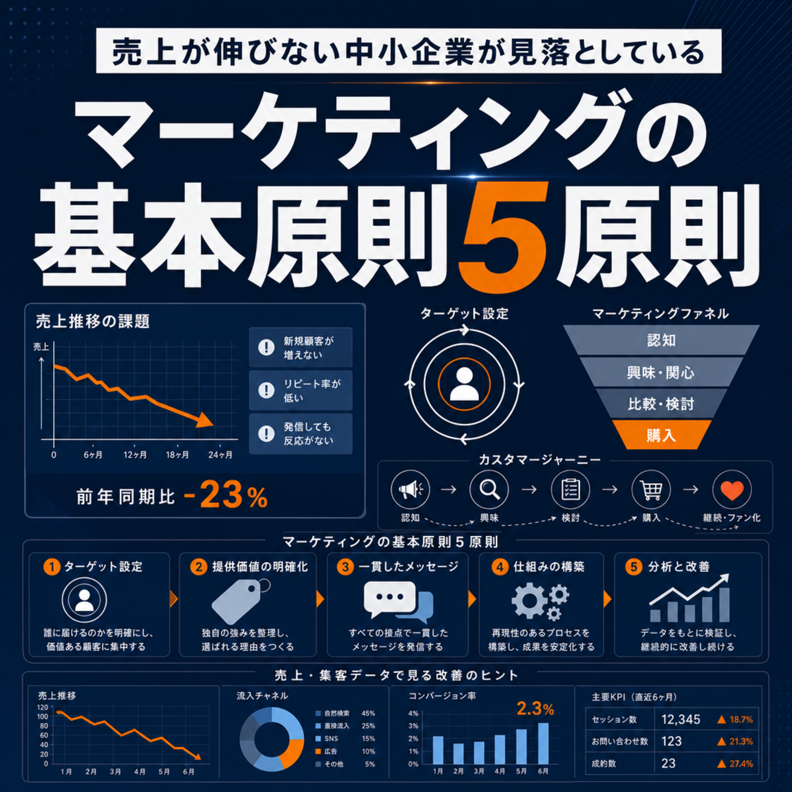 第12回 売上が伸びない中小企業が見落としているマーケティングの基本原則5原則 episode artwork
