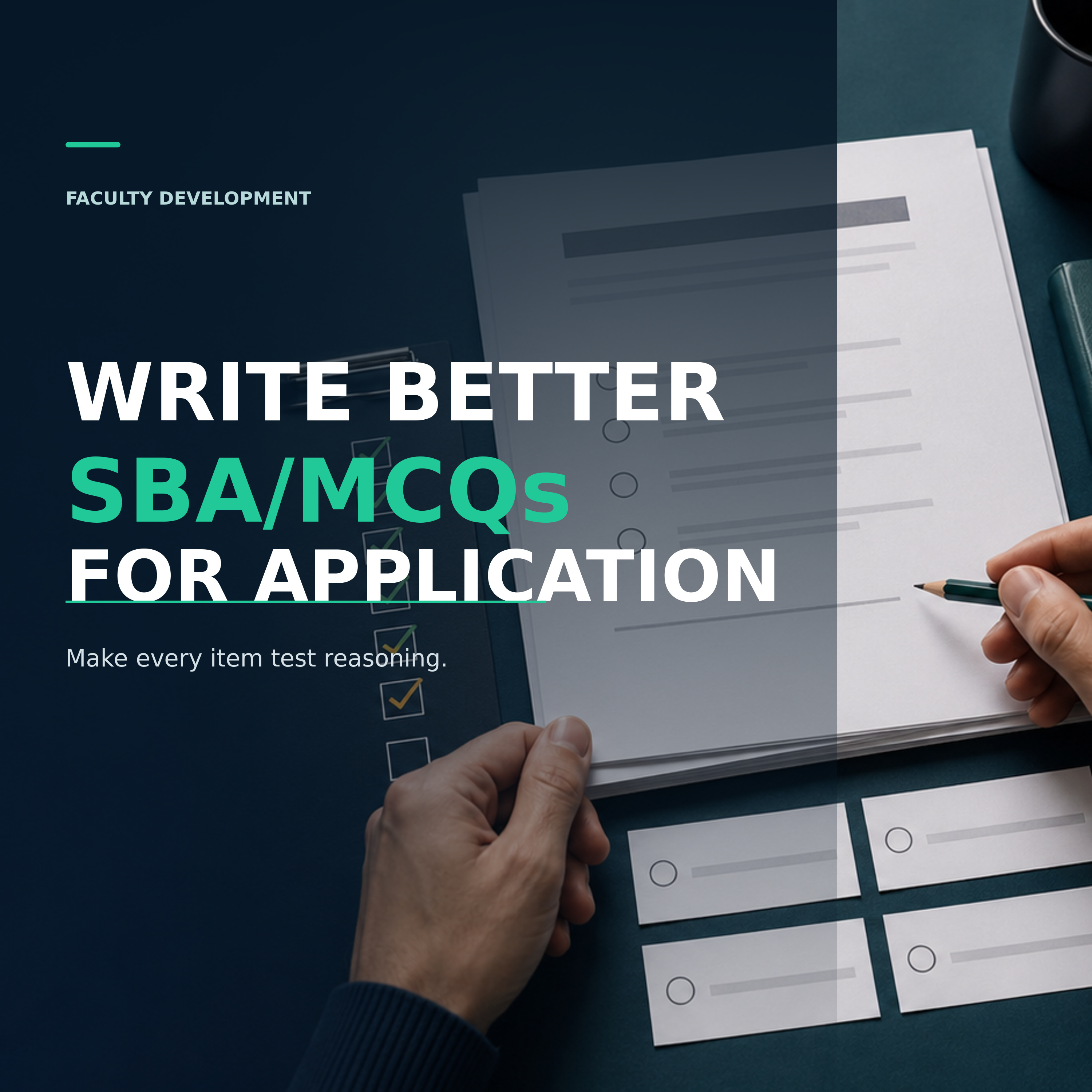 Write SBA/MCQs That Test Application, Not Recall episode artwork