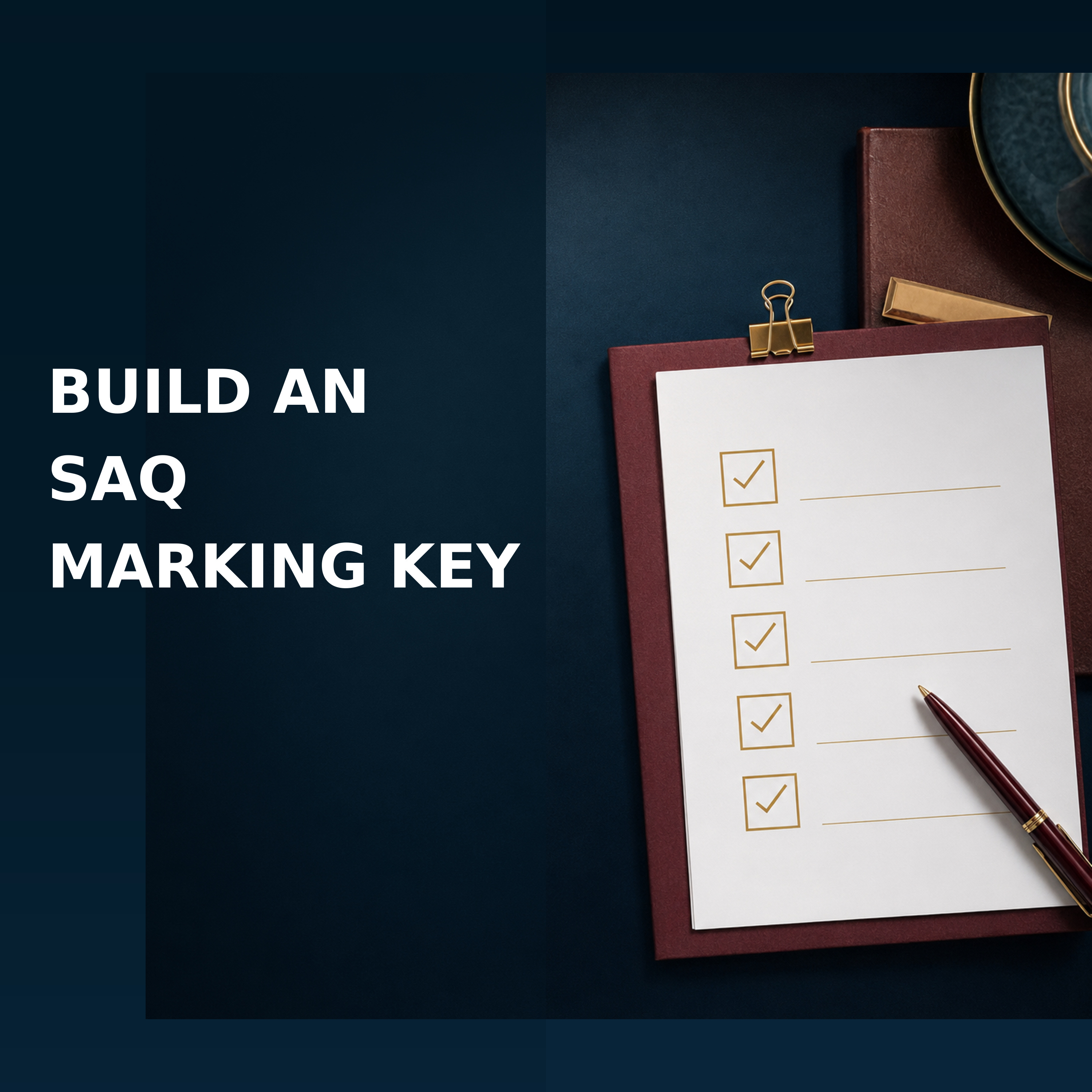 Build an SAQ Marking Key episode artwork