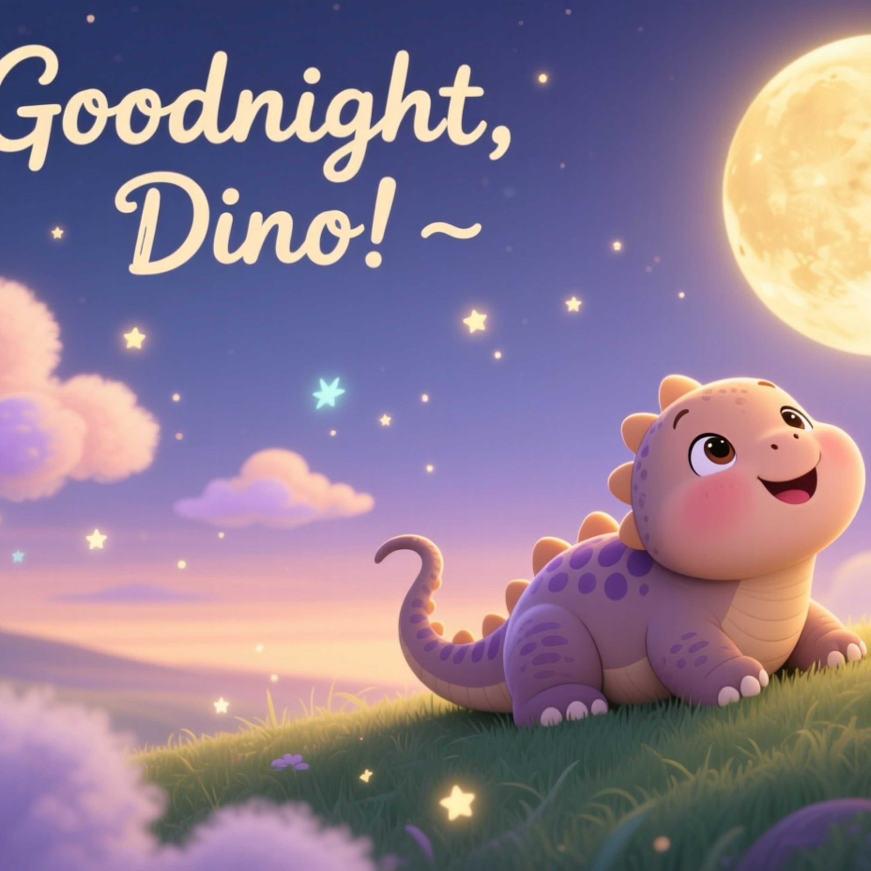 Deep Sleep Story: The Soft Dusty-Heather Grey Baby Brontosaurus and the Bedtime Clouds | Bedtime Dreamy Paws episode artwork