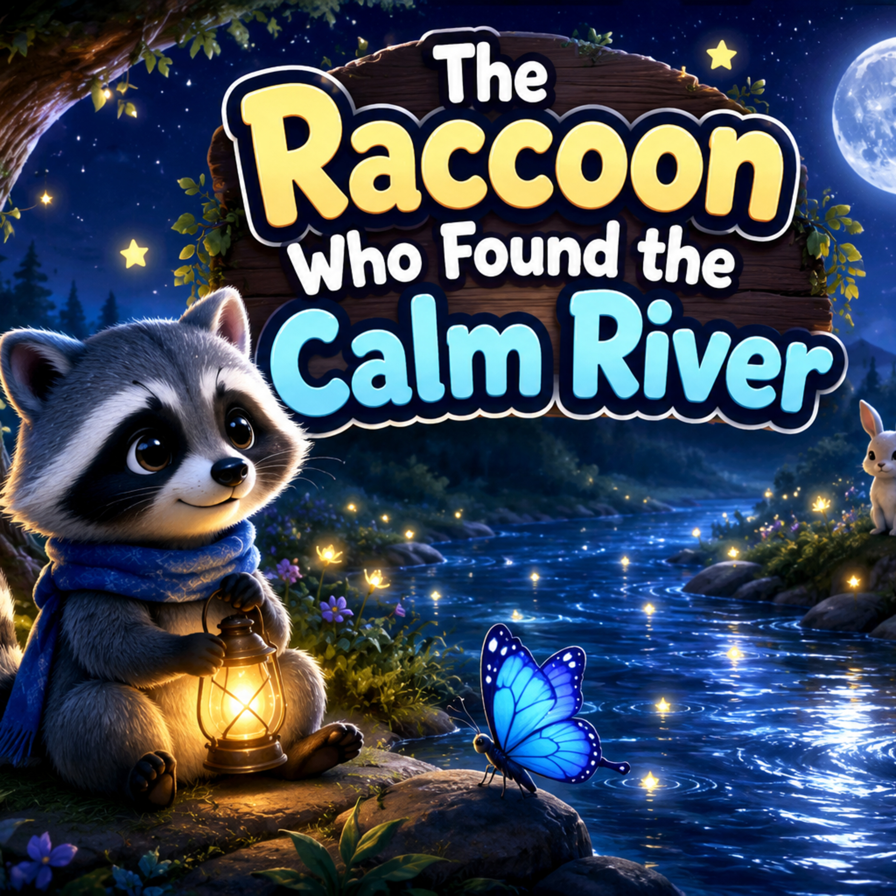 🌙 The Raccoon Who Found the Calm River | Relaxing Bedtime Story for Kids 🦝✨ episode artwork